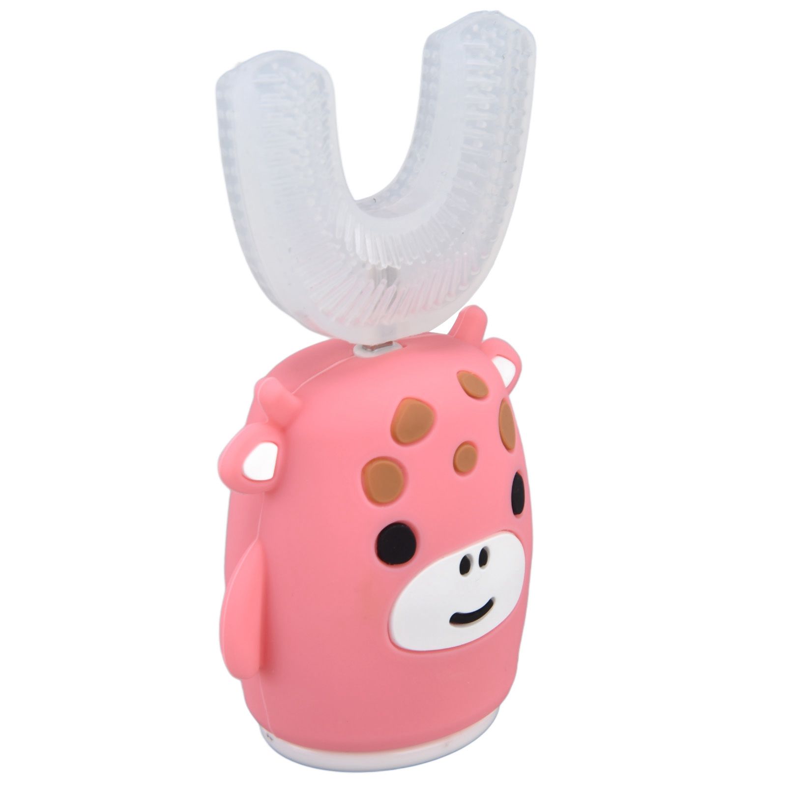 Kids U Shaped Toothbrush Pink Cartoon Electric 360° Tooth Rush Whole Mouth Teeth Cleaning MachineSmall - Image 3