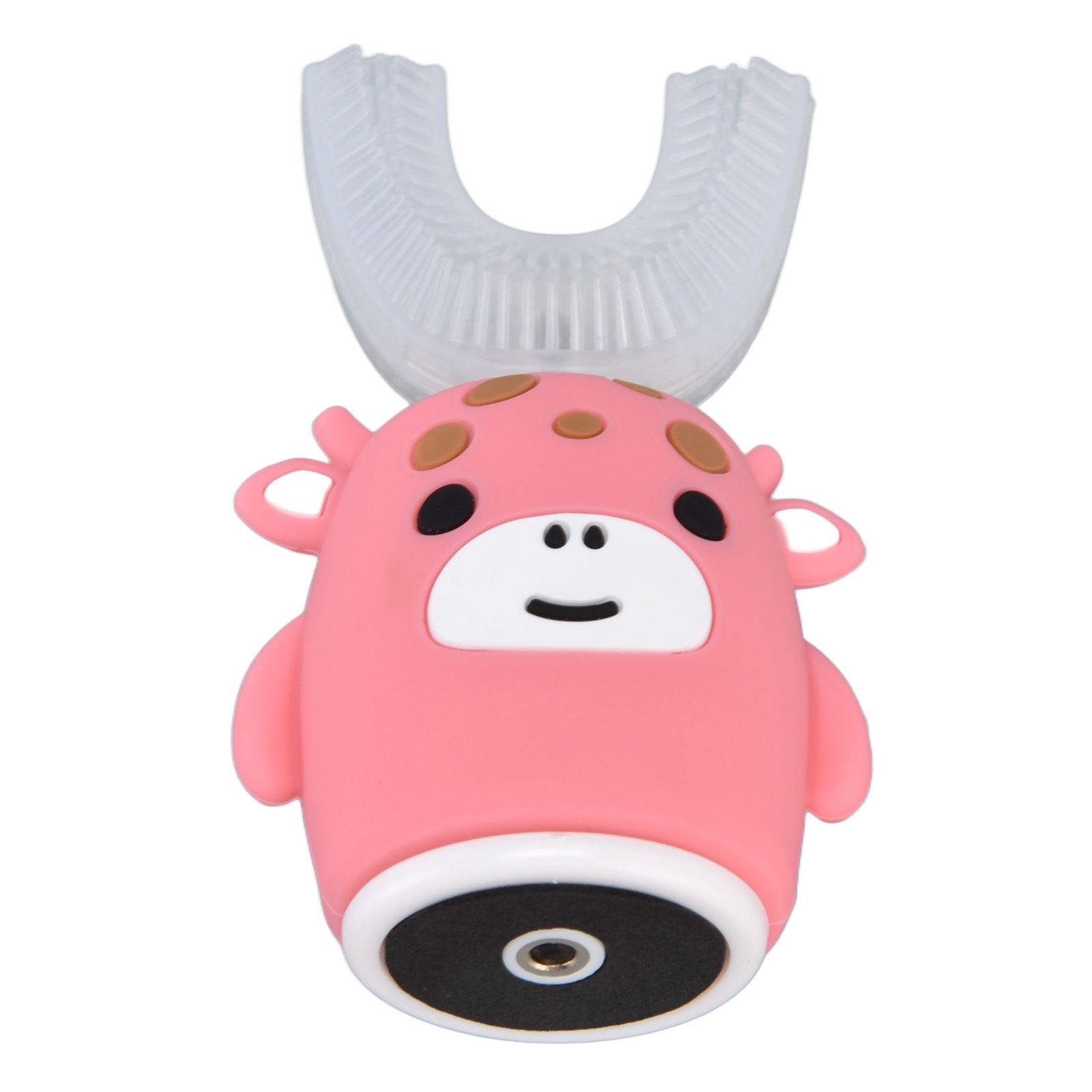 Kids U Shaped Toothbrush Pink Cartoon Electric 360° Tooth Rush Whole Mouth Teeth Cleaning MachineSmall - Image 6