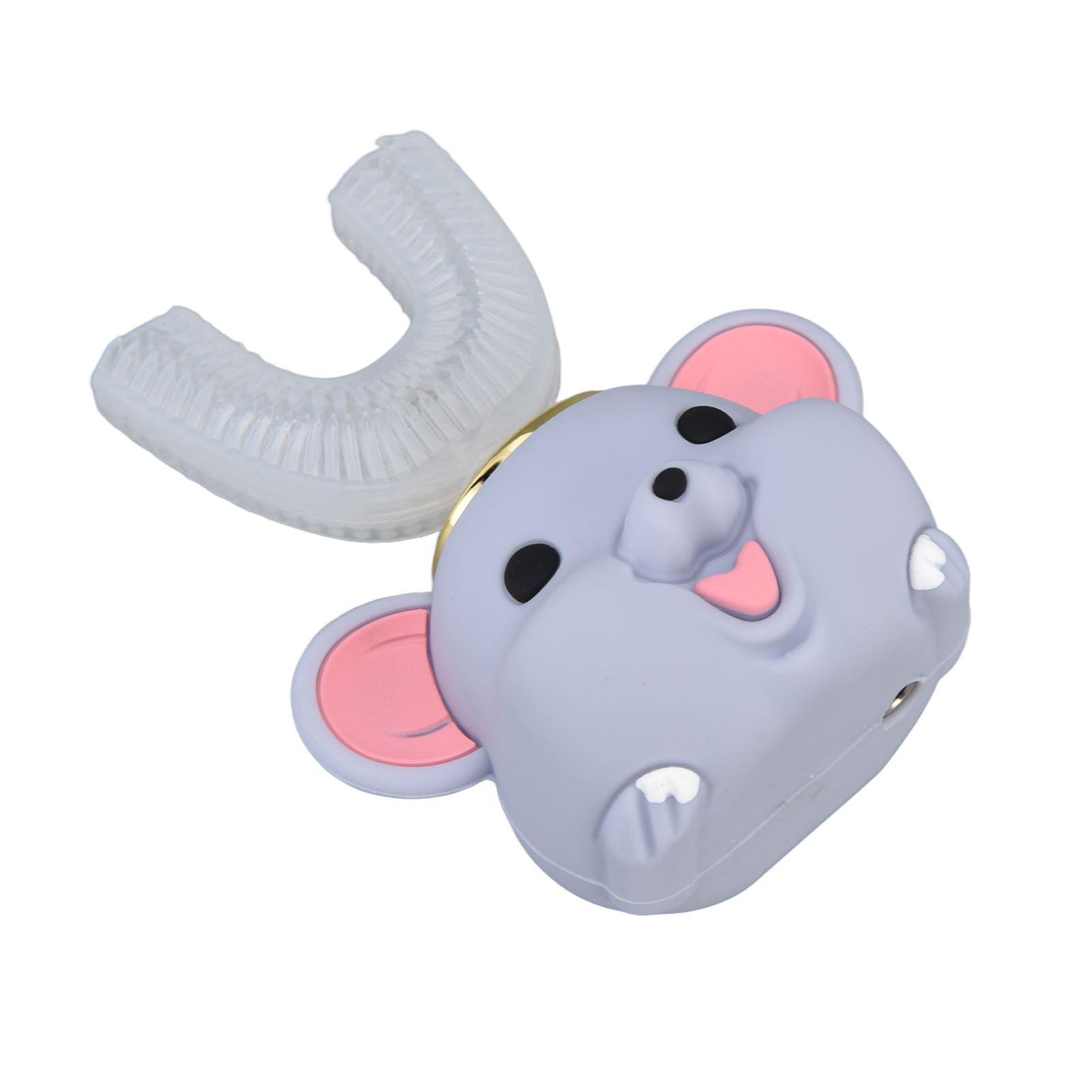 Mouth Electric Toothbrush U Shaped Toothbrush USB Charging Cartoon Silicone Kids ToothbrushL - Image 6