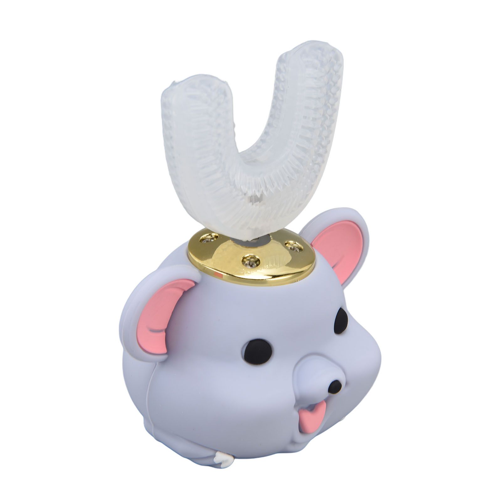 Mouth Electric Toothbrush U Shaped Toothbrush USB Charging Cartoon Silicone Kids ToothbrushL - Image 7