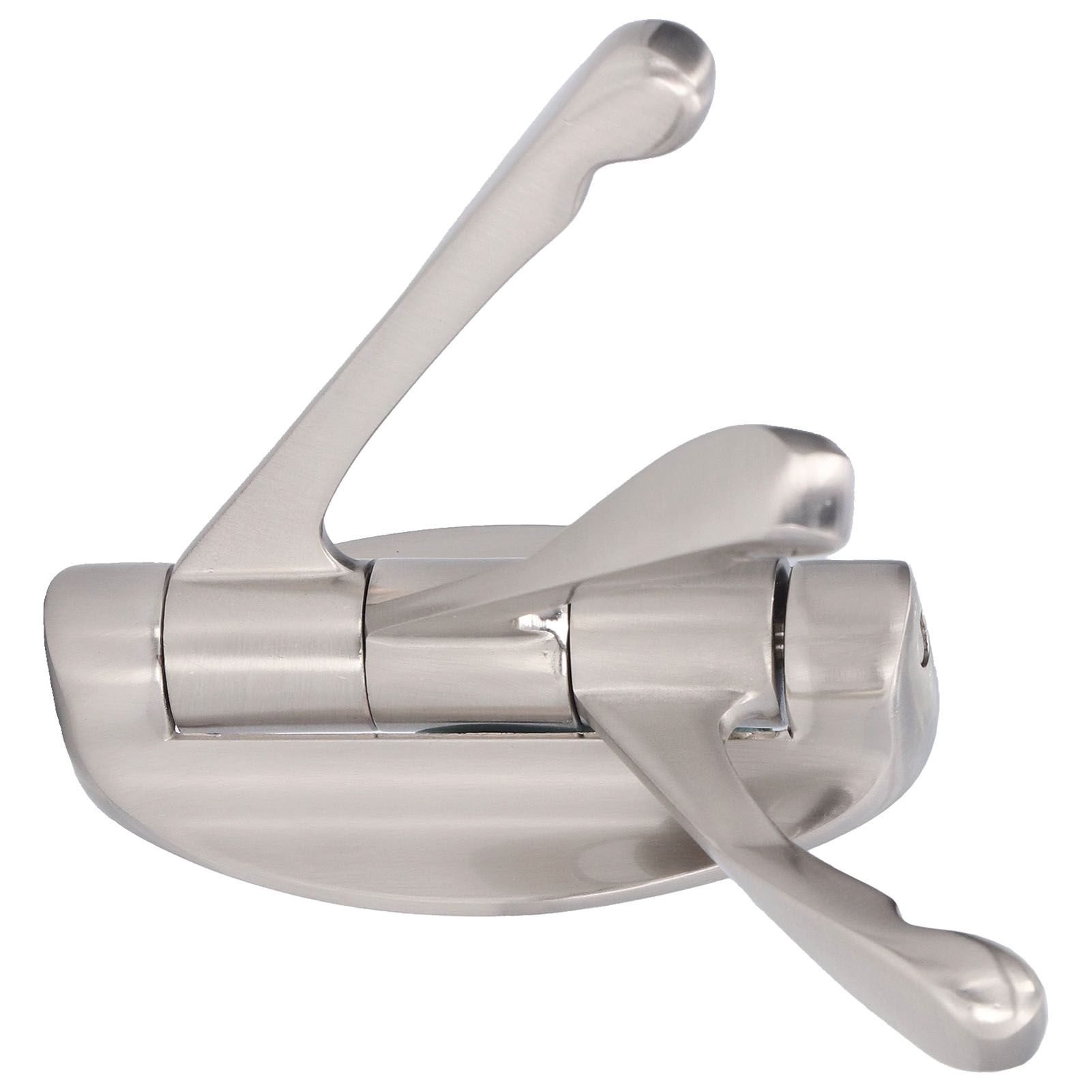3 Clothes Hook Zinc Alloy Heavy Duty Coat Hook with Round Base for Bedroom Bathroom Closet - Image 4