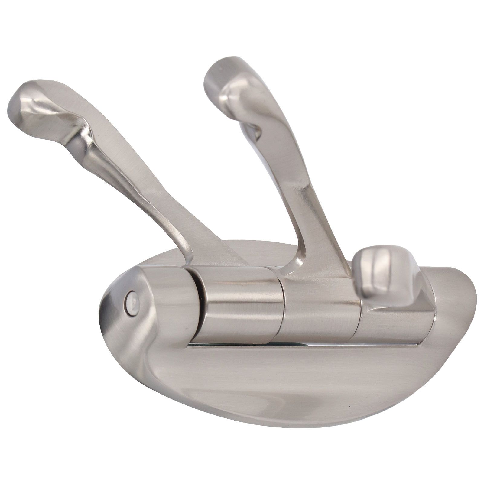 3 Clothes Hook Zinc Alloy Heavy Duty Coat Hook with Round Base for Bedroom Bathroom Closet - Image 6