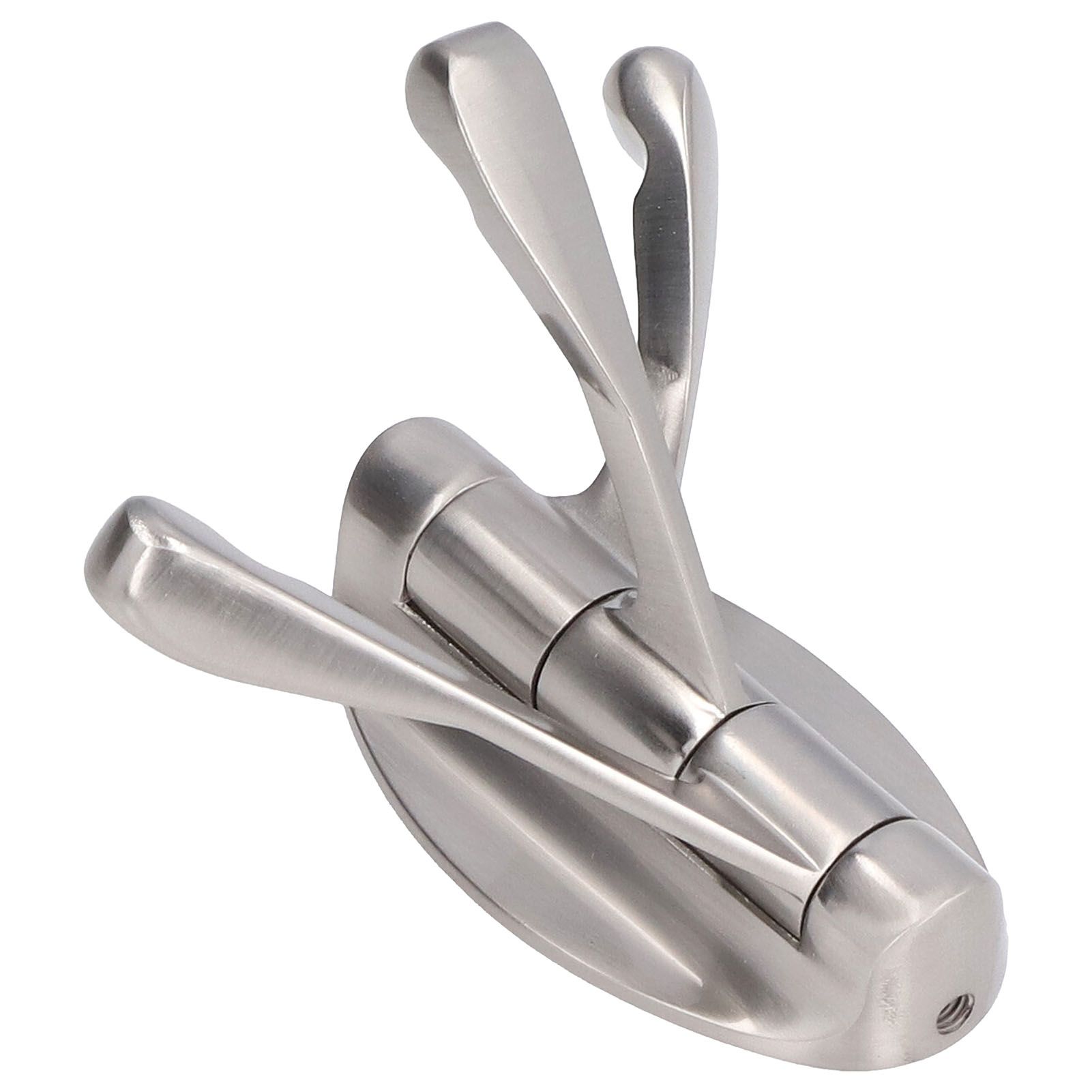3 Clothes Hook Zinc Alloy Heavy Duty Coat Hook with Round Base for Bedroom Bathroom Closet - Image 7