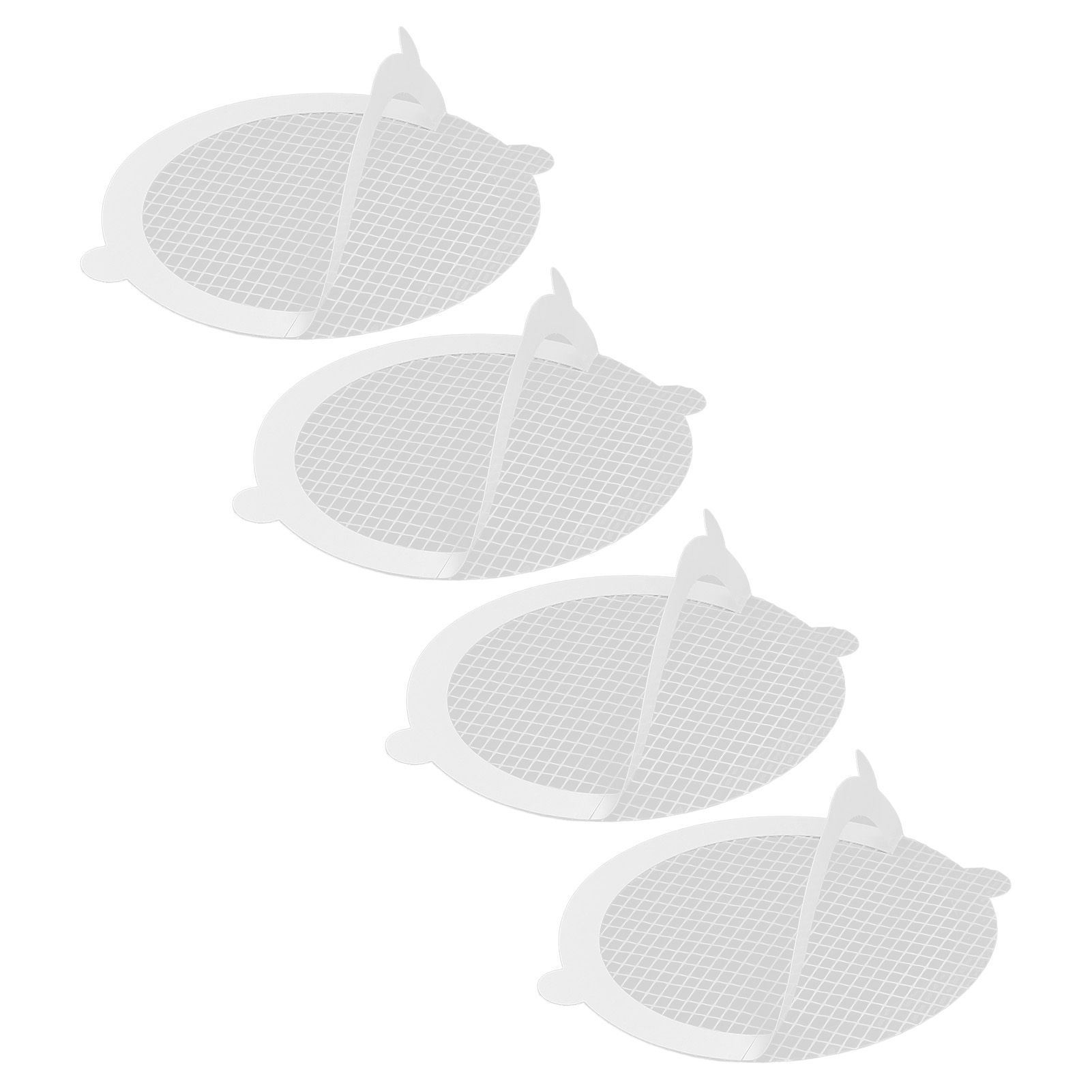 50Pcs Shower Drain Hair Catcher Fiberglass Practical Convenient Dense Mesh Shower Hair Catcher11cm Diameter, 3mm Mesh - Image 5