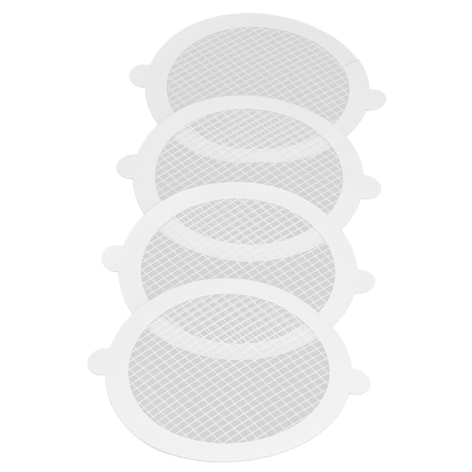 50Pcs Shower Drain Hair Catcher Fiberglass Practical Convenient Dense Mesh Shower Hair Catcher11cm Diameter, 3mm Mesh - Image 7
