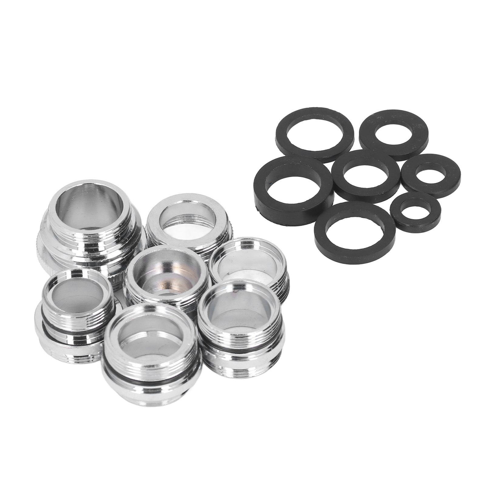7Pcs/Set Male Female Faucet Adapter Kit with Gasket Brass Aerator Adapter Set for Garden Hose Kitchen Sink - Image 3