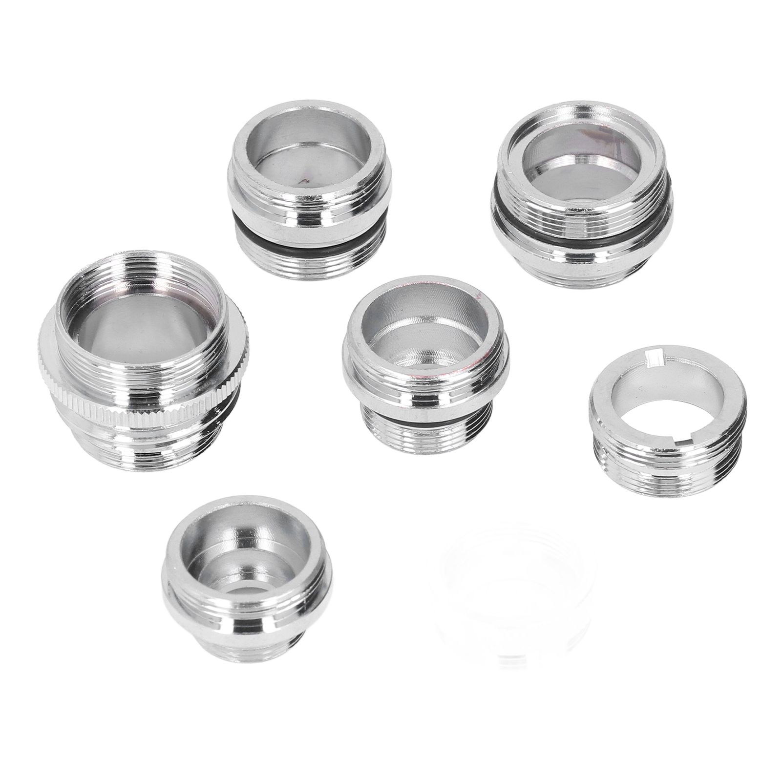 7Pcs/Set Male Female Faucet Adapter Kit with Gasket Brass Aerator Adapter Set for Garden Hose Kitchen Sink - Image 6