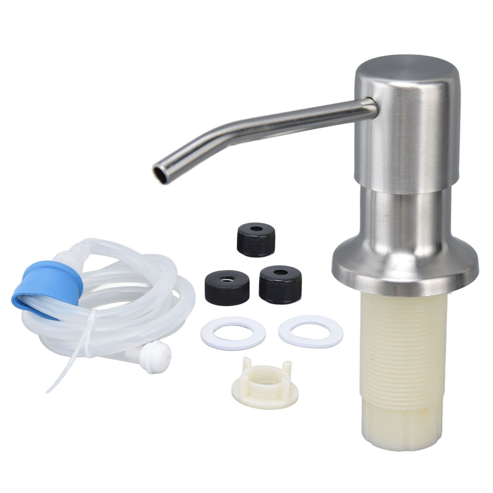 Soap Dispenser Liquid Pump Head Built In Sealed with Extension Tube for Counter Sink - Image 1