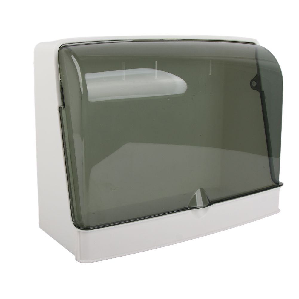 Cosmetics Storage Box Dust Proof Wall Mounted Makeup Organizer Punch Free Skin Care Product Rack for Bathroom White - Image 2