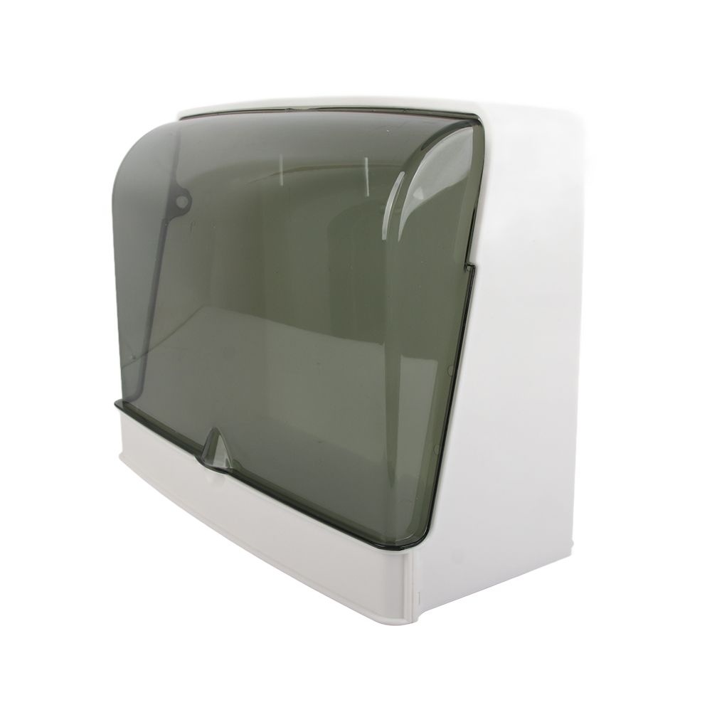 Cosmetics Storage Box Dust Proof Wall Mounted Makeup Organizer Punch Free Skin Care Product Rack for Bathroom White - Image 5