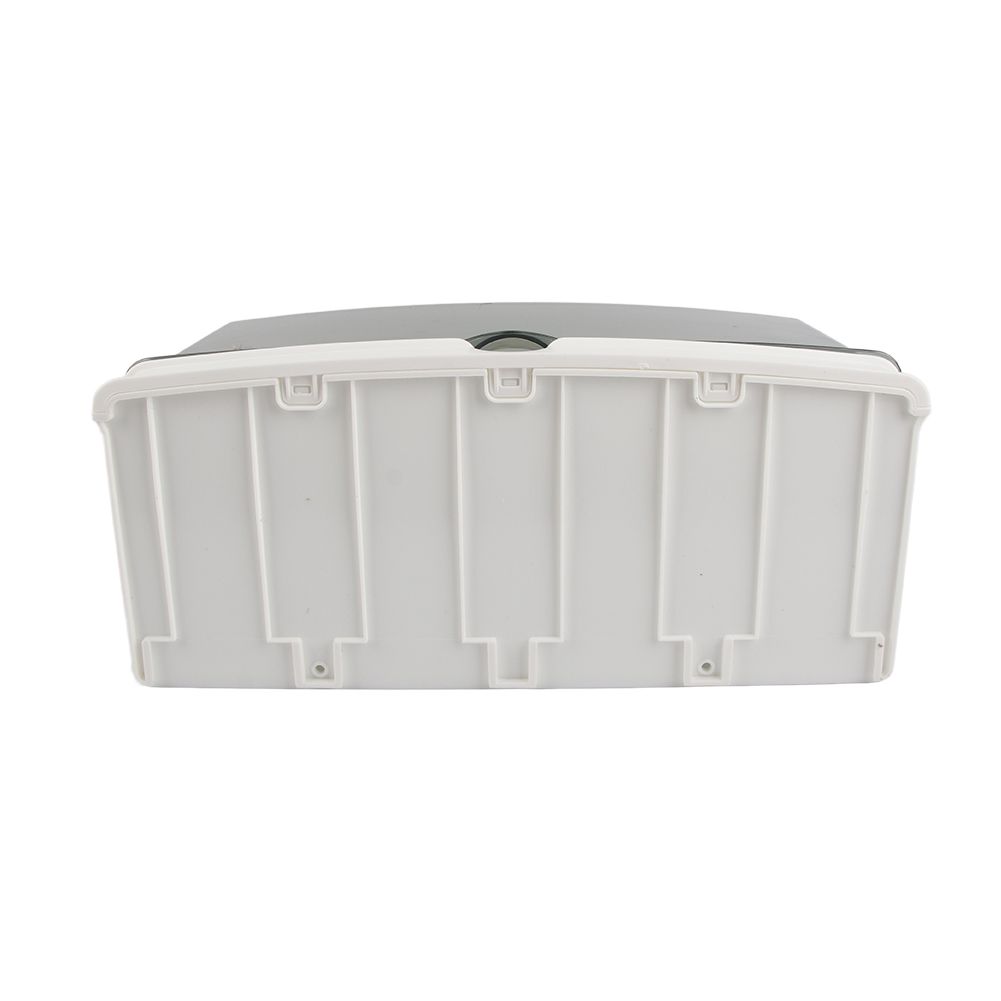 Cosmetics Storage Box Dust Proof Wall Mounted Makeup Organizer Punch Free Skin Care Product Rack for Bathroom White - Image 7