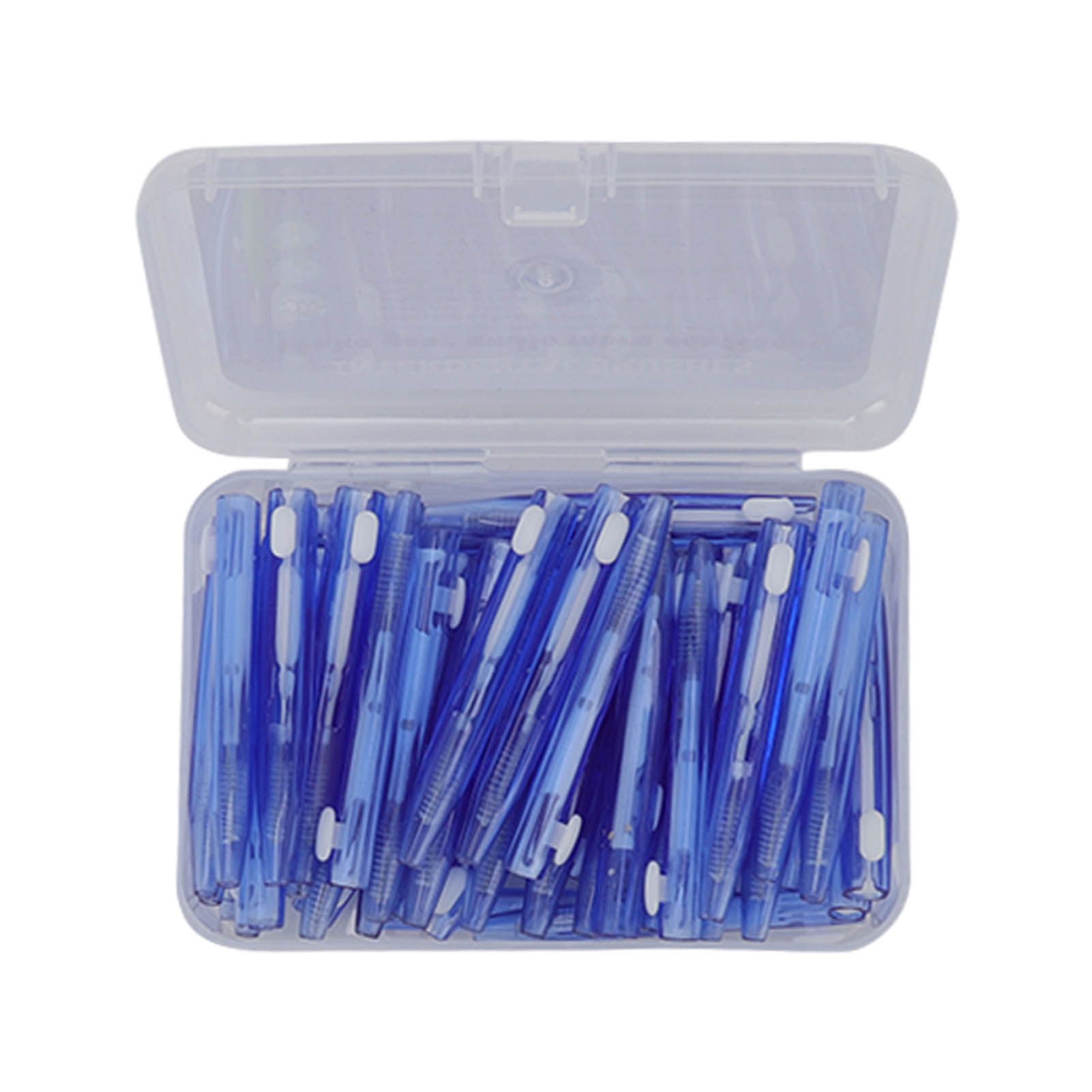 60Pcs Interdental Brush Practical Slim Braces Cleaner with PP Handle for Adults Children Orthodontic Care Blue - Image 5