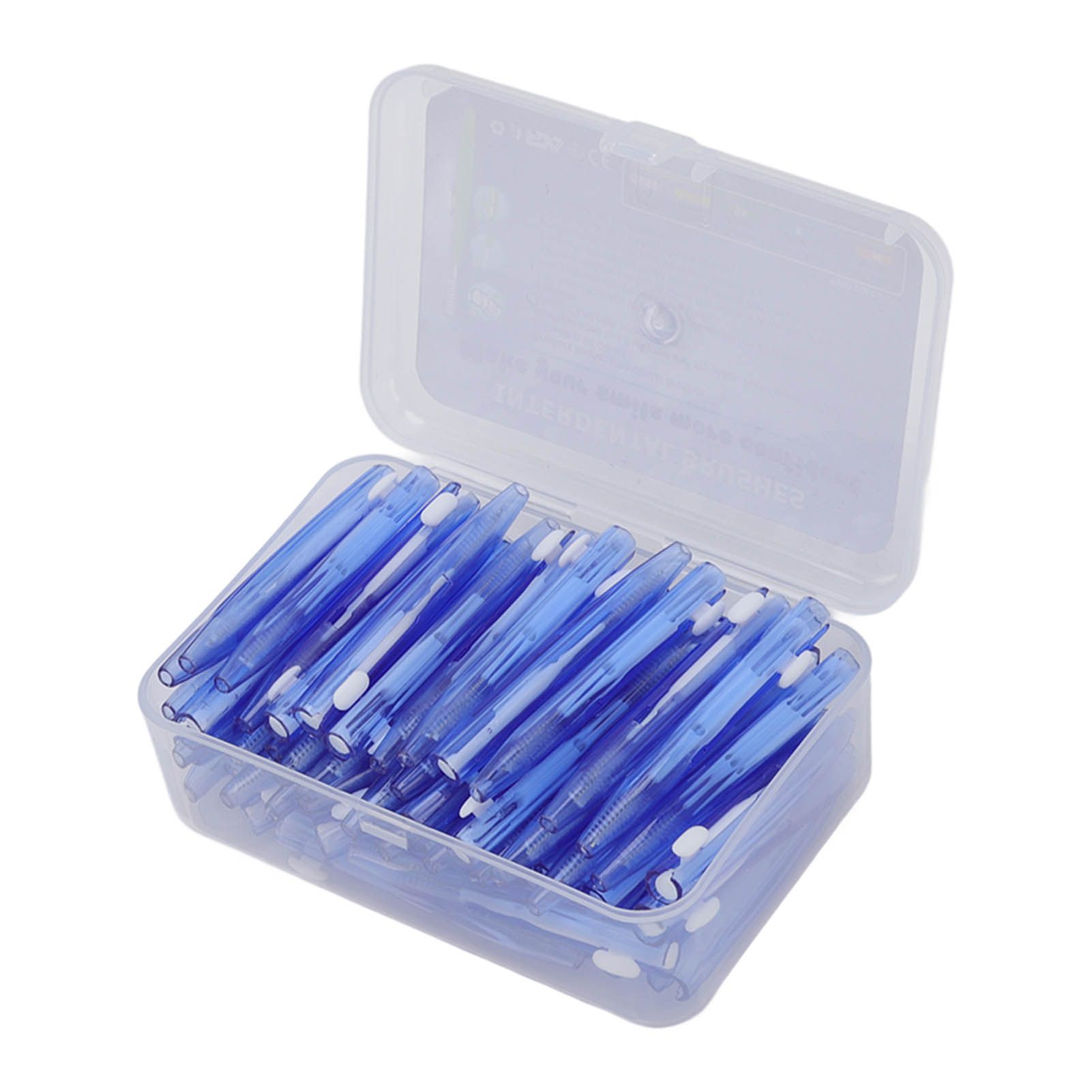 60Pcs Interdental Brush Practical Slim Braces Cleaner with PP Handle for Adults Children Orthodontic Care Blue - Image 6