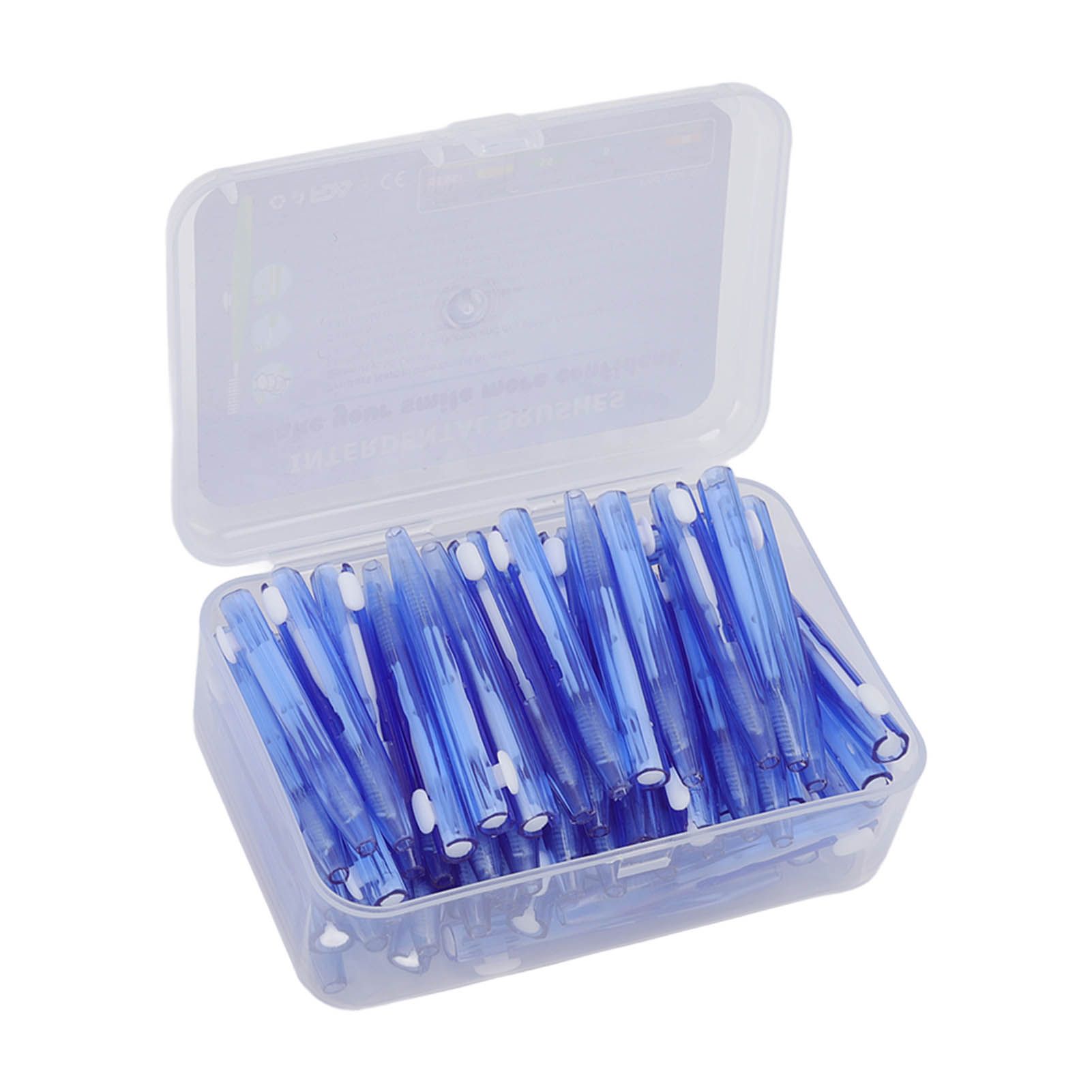 60Pcs Interdental Brush Practical Slim Braces Cleaner with PP Handle for Adults Children Orthodontic Care Blue - Image 7