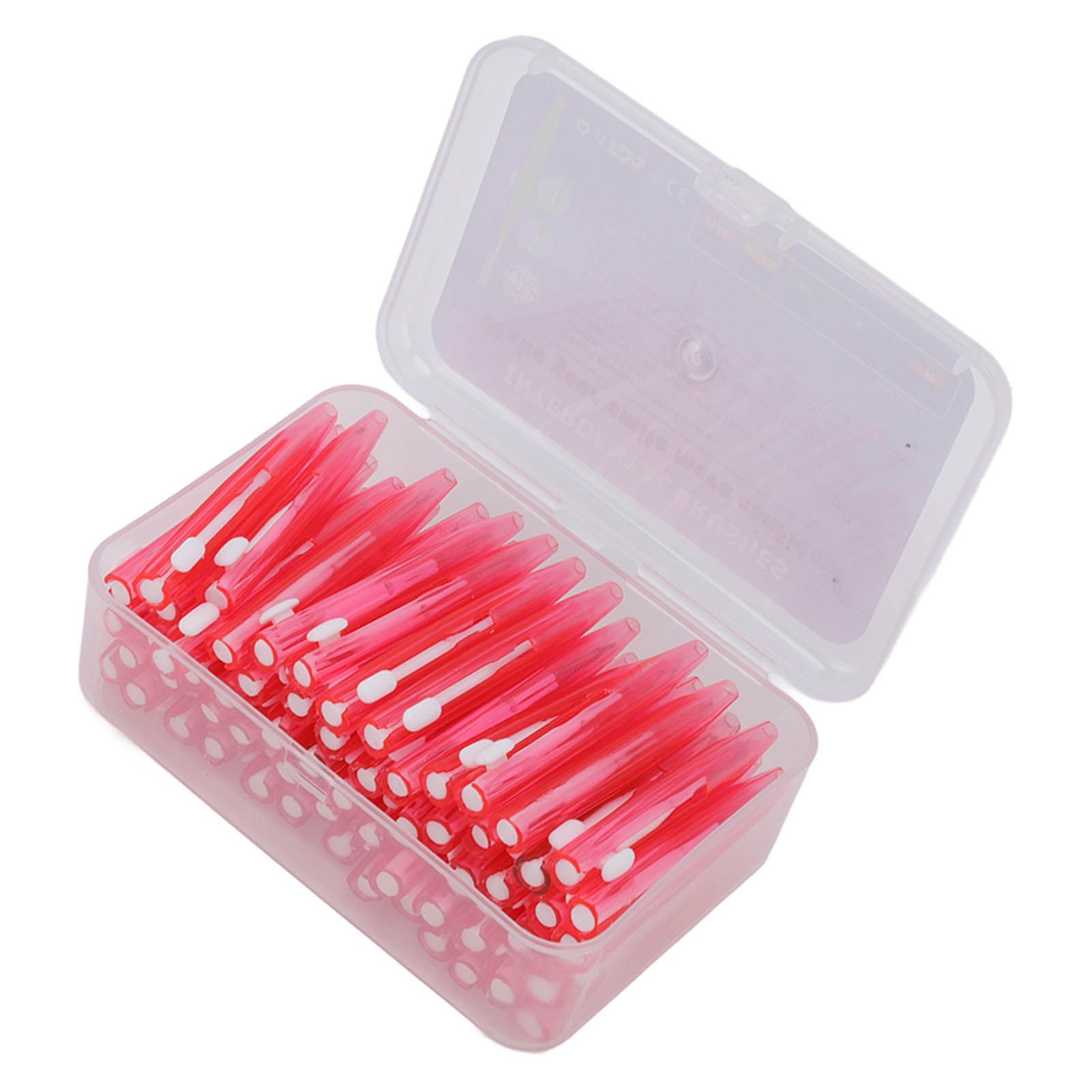 60Pcs Interdental Brush Practical Slim Braces Cleaner with PP Handle for Adults Children Orthodontic Care Pink - Image 3