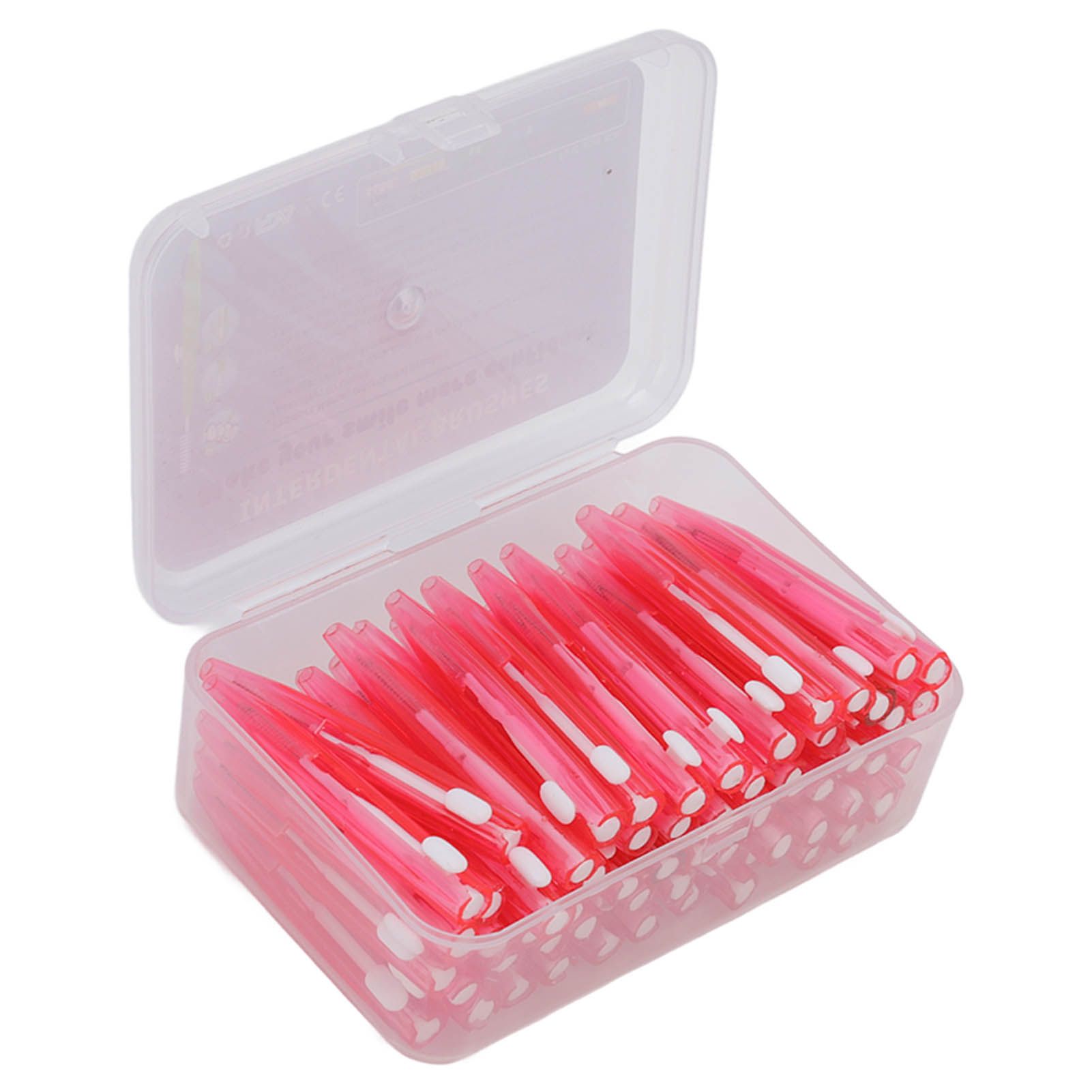 60Pcs Interdental Brush Practical Slim Braces Cleaner with PP Handle for Adults Children Orthodontic Care Pink - Image 4