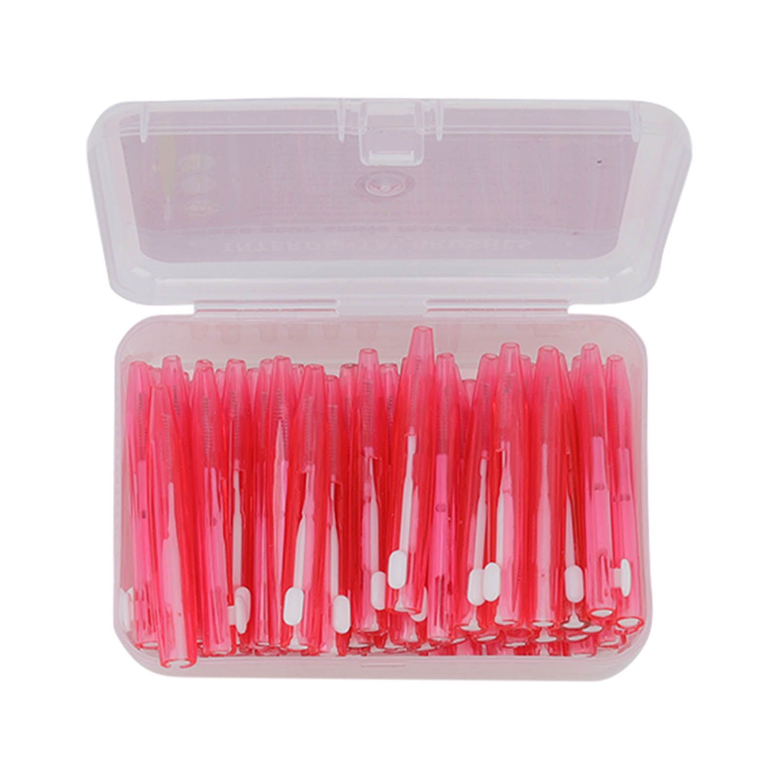 60Pcs Interdental Brush Practical Slim Braces Cleaner with PP Handle for Adults Children Orthodontic Care Pink - Image 5