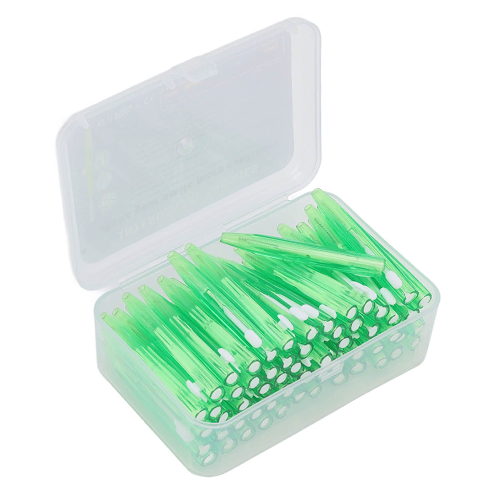 60Pcs Interdental Brush Practical Slim Braces Cleaner with PP Handle for Adults Children Orthodontic Care Green - Image 4