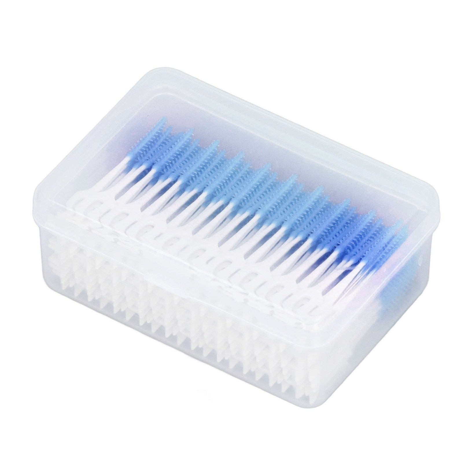 Interdental Brush Disposable Soft Dental Cleaning Floss Toothpicks for Oral Care Adults Children 160pcs Blue - Image 4