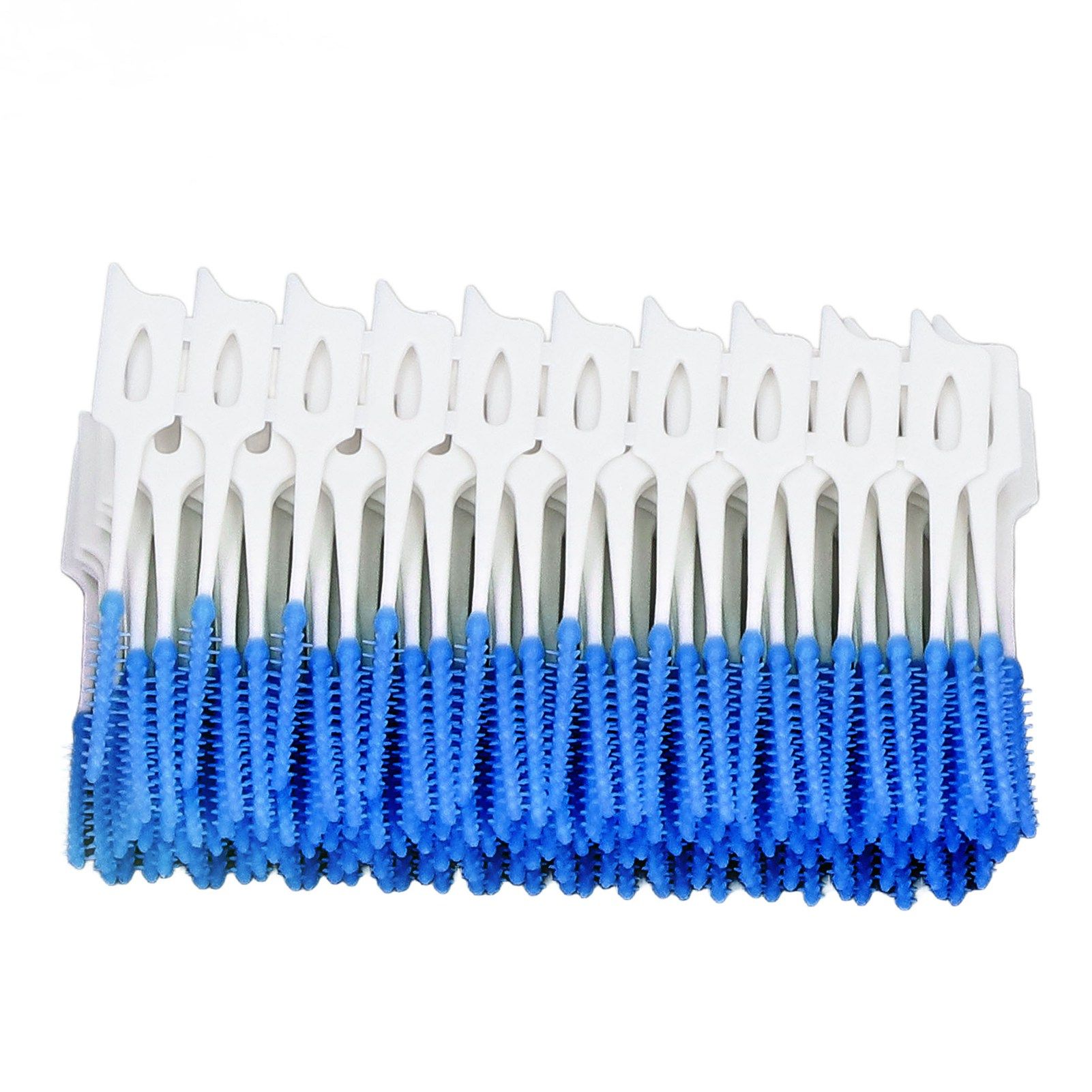 Interdental Brush Disposable Soft Dental Cleaning Floss Toothpicks for Oral Care Adults Children 160pcs Blue - Image 6