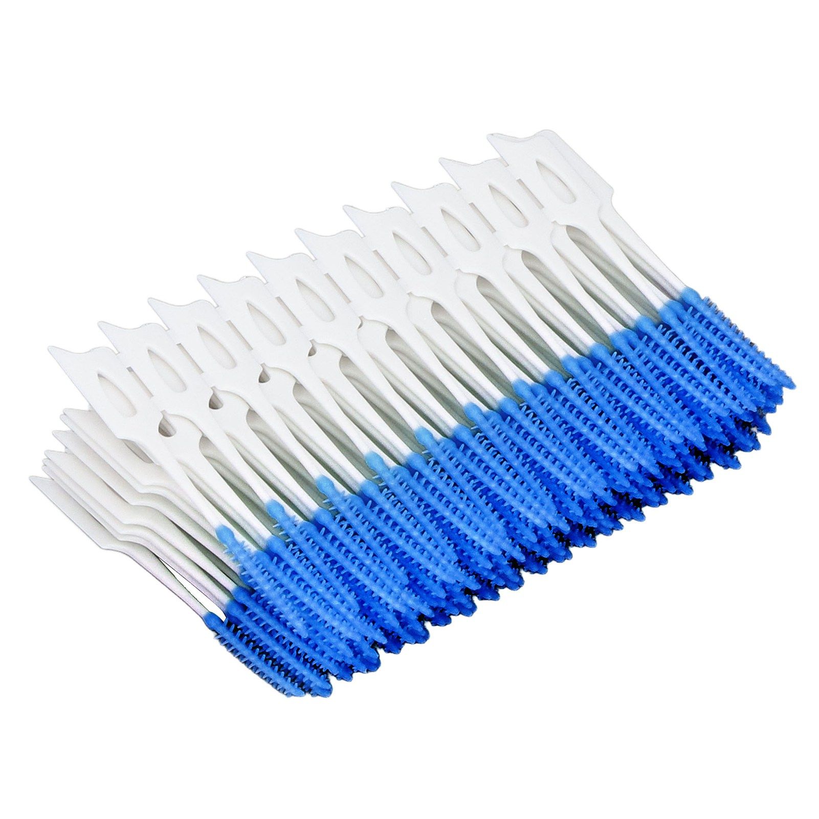 Interdental Brush Disposable Soft Dental Cleaning Floss Toothpicks for Oral Care Adults Children 160pcs Blue - Image 7