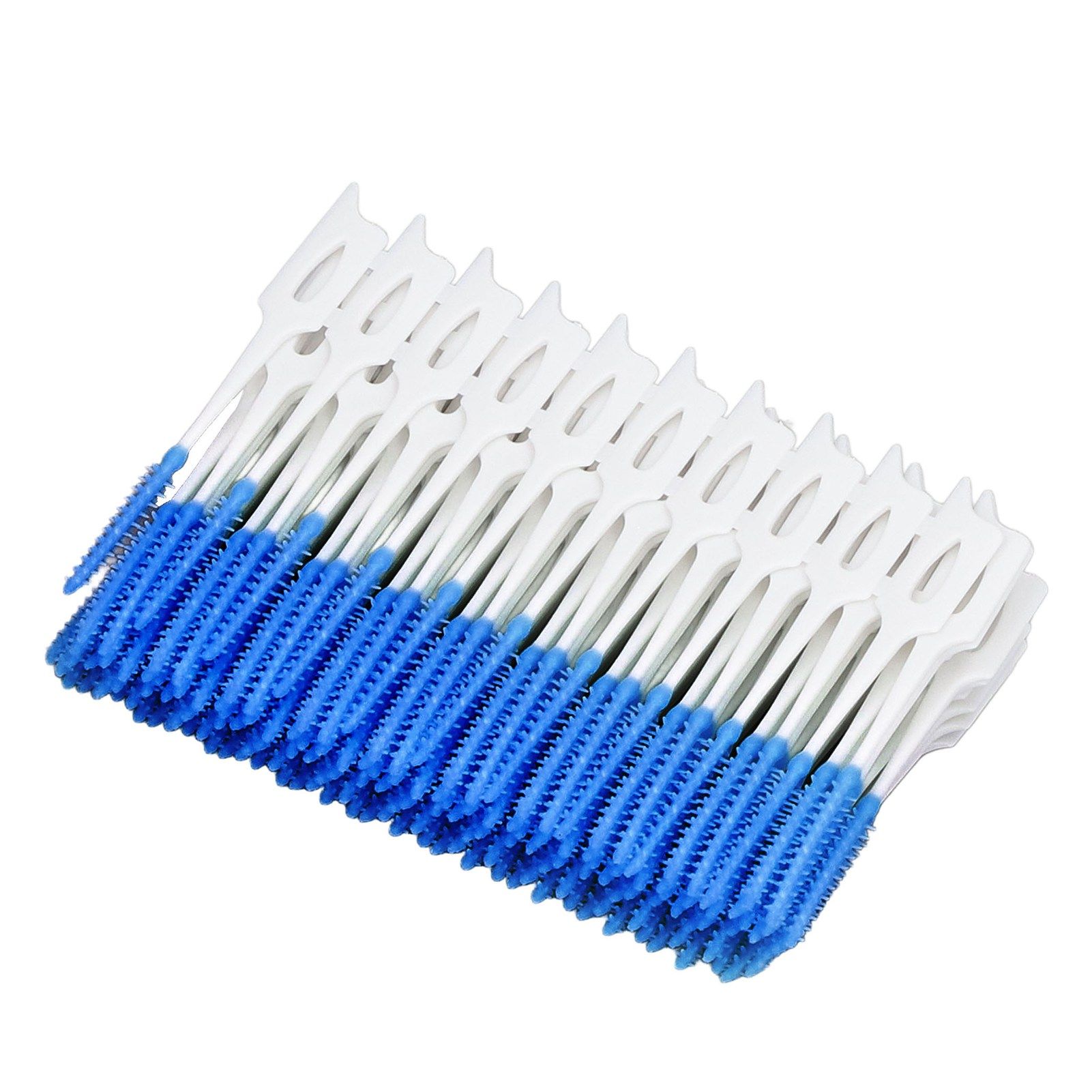 Interdental Brush Disposable Soft Dental Cleaning Floss Toothpicks for Oral Care Adults Children 160pcs Blue - Image 8