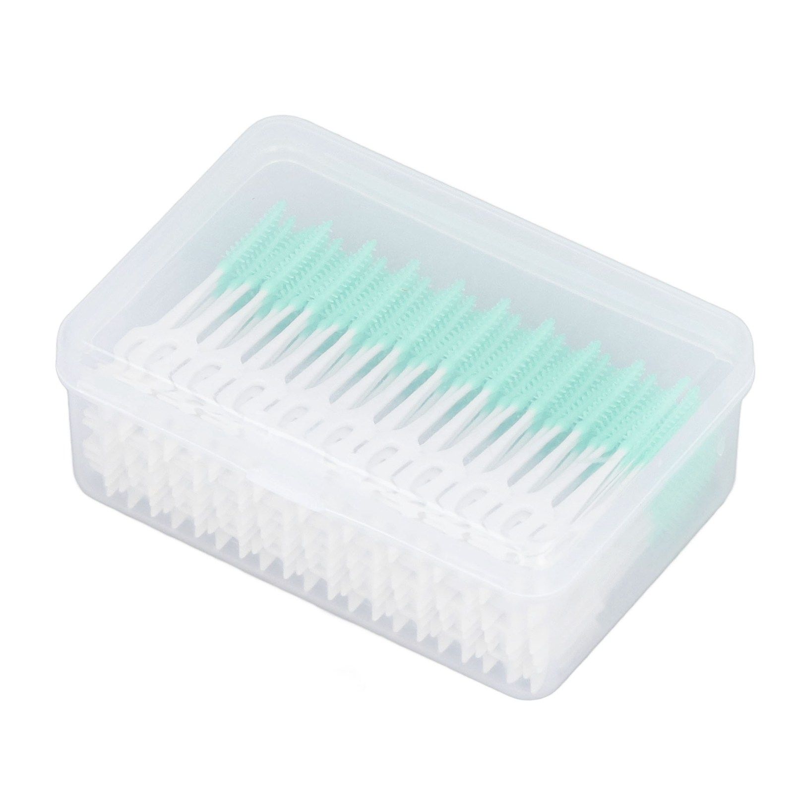 Interdental Brush Disposable Soft Dental Cleaning Floss Toothpicks for Oral Care Adults Children 160pcs Green - Image 4