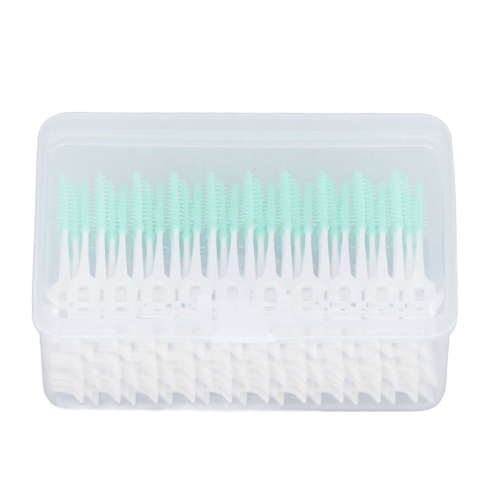 Interdental Brush Disposable Soft Dental Cleaning Floss Toothpicks for Oral Care Adults Children 160pcs Green - Image 5