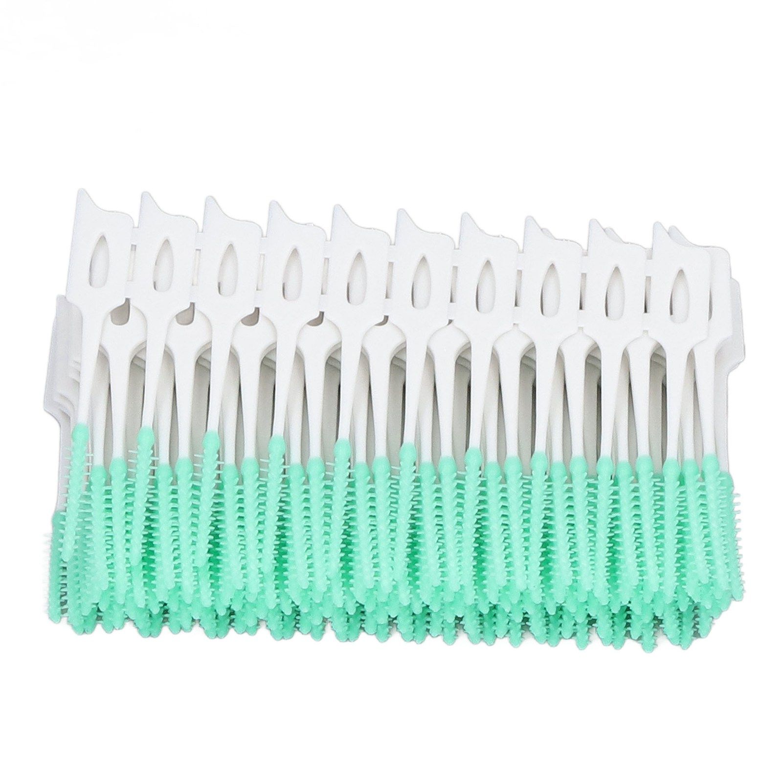 Interdental Brush Disposable Soft Dental Cleaning Floss Toothpicks for Oral Care Adults Children 160pcs Green - Image 6