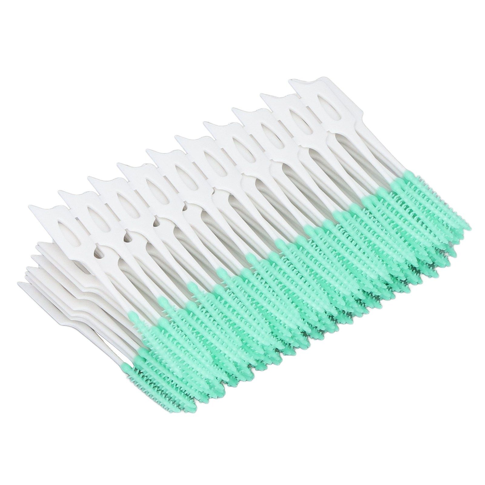 Interdental Brush Disposable Soft Dental Cleaning Floss Toothpicks for Oral Care Adults Children 160pcs Green - Image 7