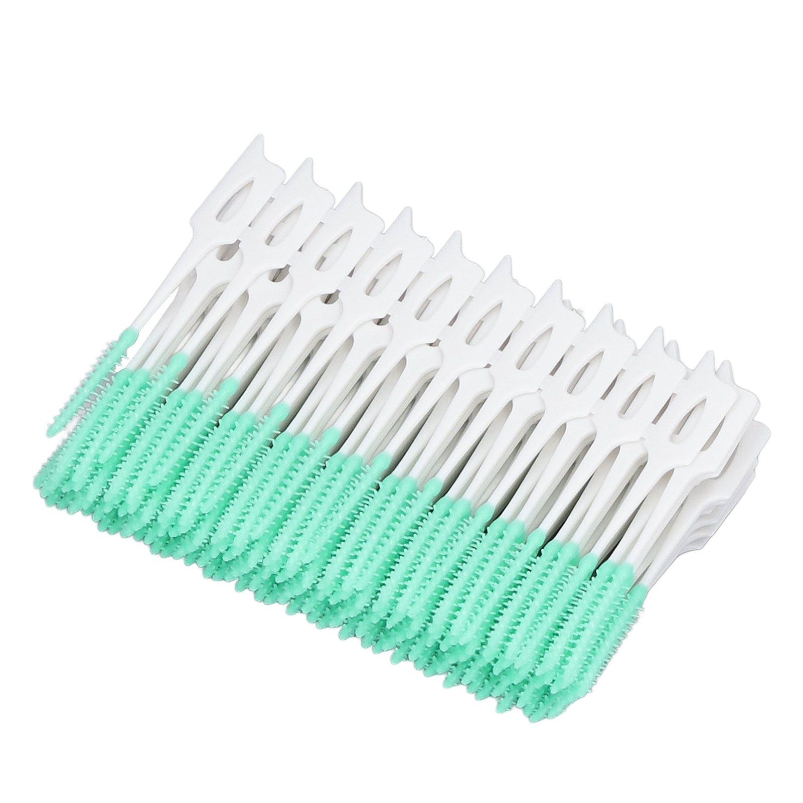 Interdental Brush Disposable Soft Dental Cleaning Floss Toothpicks for Oral Care Adults Children 160pcs Green - Image 8