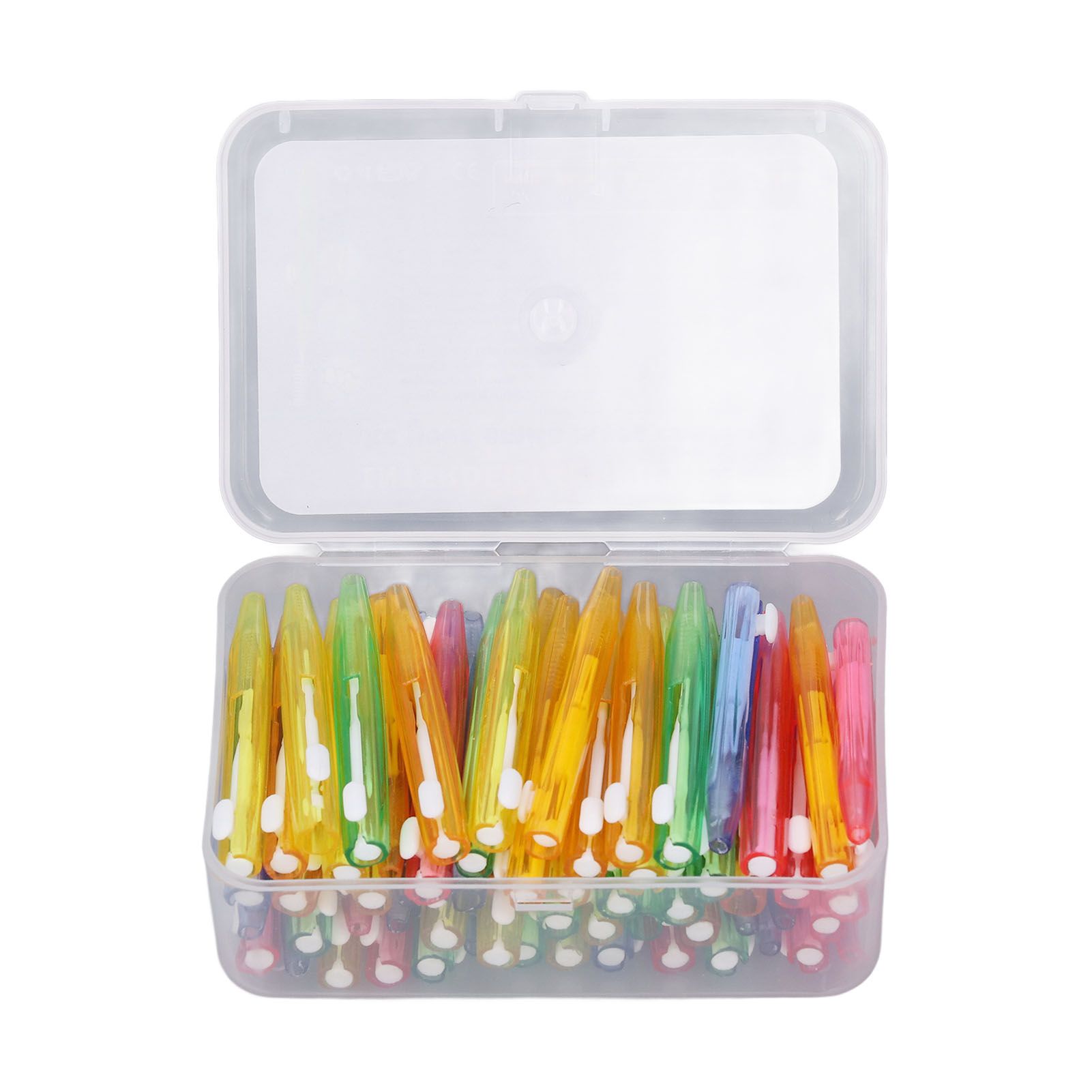 60Pcs Interdental Brush Floss Interdental Cleaning Brush with PP Handle for Adults Children Oral Care - Image 1