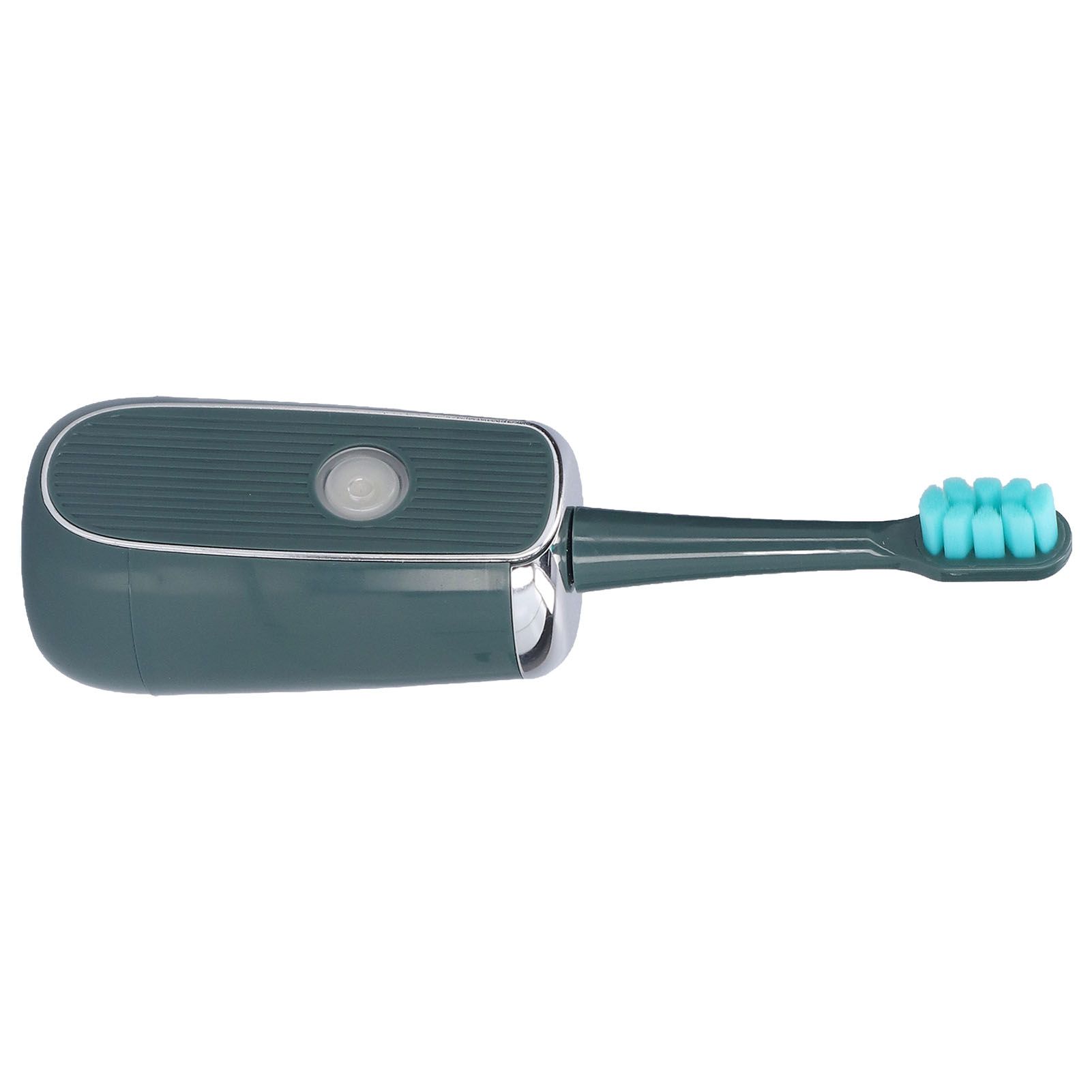 Electric Toothbrush Portable USB Charging IPX7 Waterproof Ultrasonic Toothbrush with Sterilization BoxGreen - Image 5