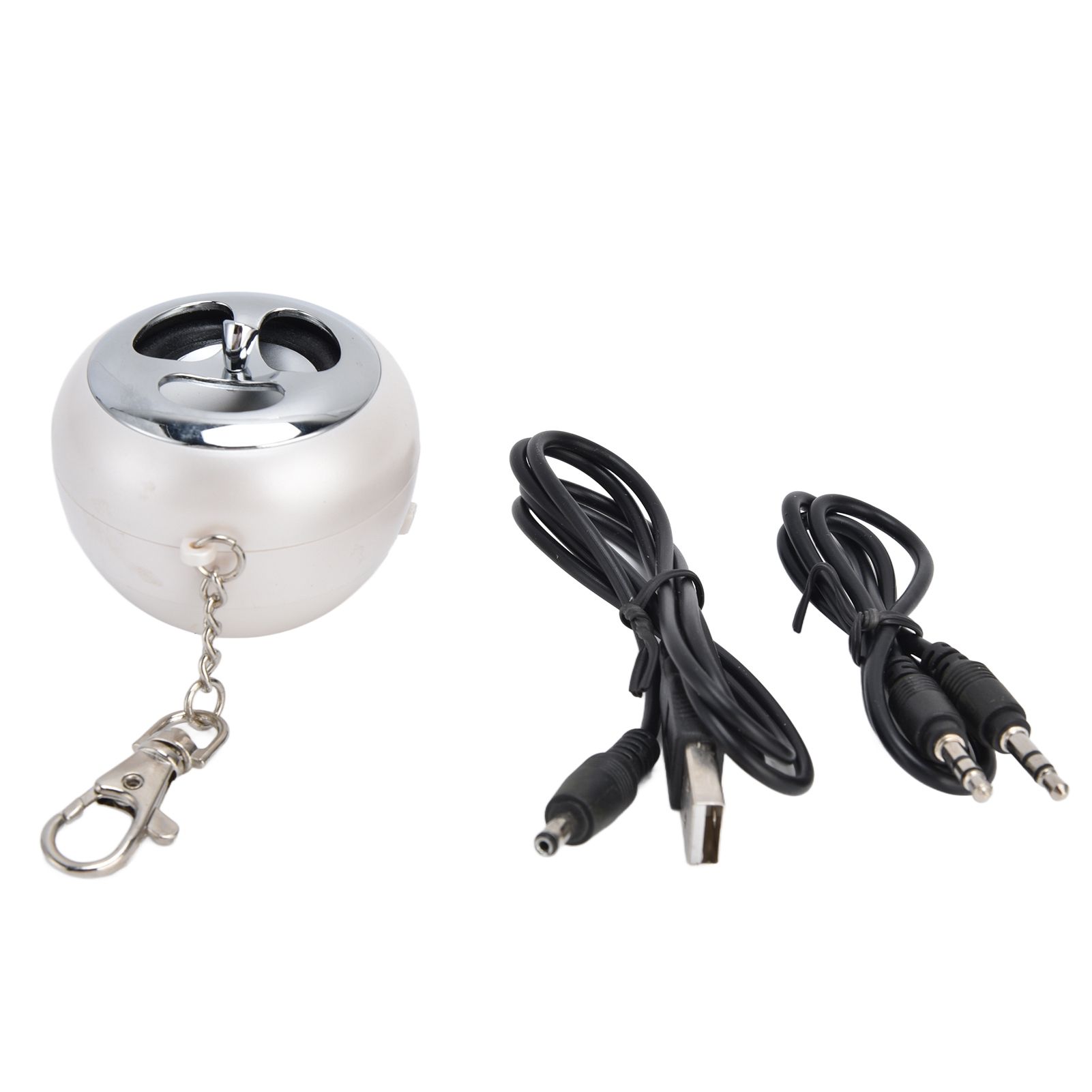 Mini Portable ABS Speaker USB Rechargeable 3W Loudspeaker 200mAh with Colorful Night Light - Image 1