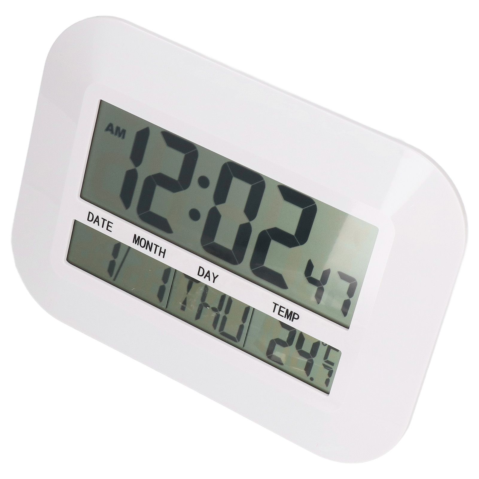 Electronic Alarm Clock Real Time Temperature Monitoring Ingenious Setting Desk Type Electronic Clock - Image 2