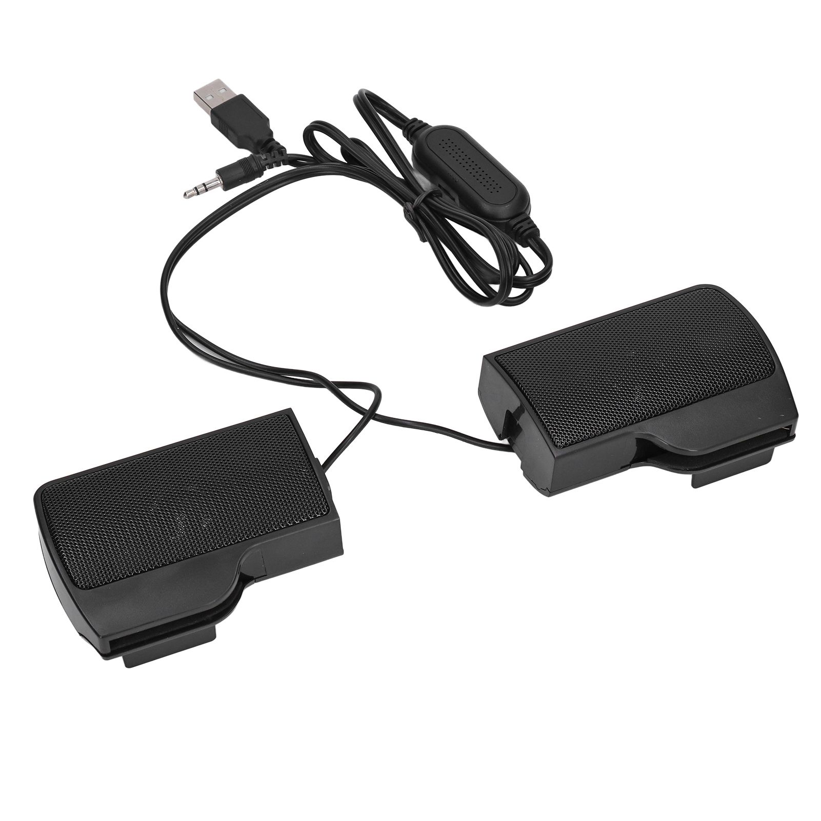 Laptop Speakers USB Powered Wired Monitor Soundbar Stereo Sound with Screen Clip for Monitor Notebook Tablets TV - Image 1