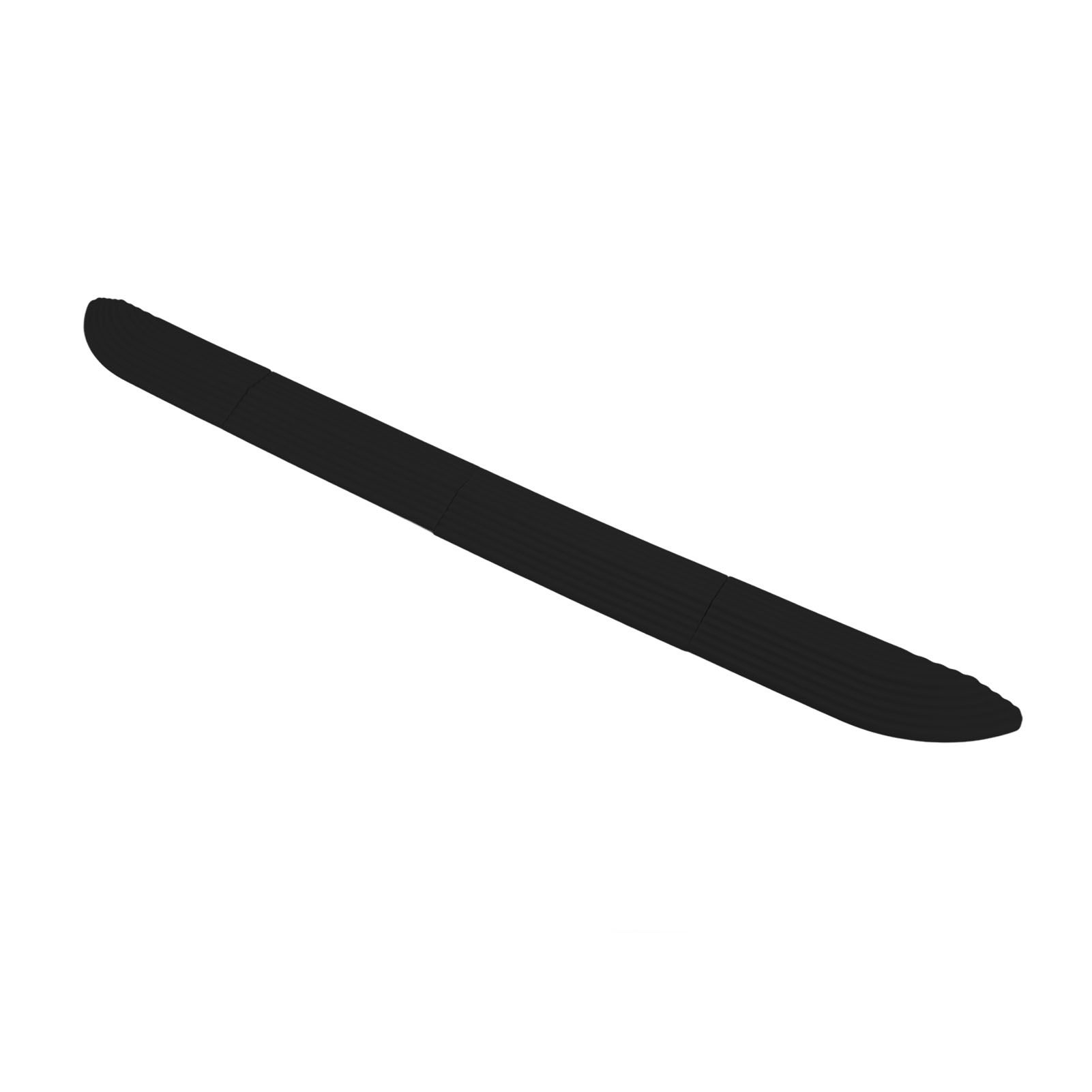 4PCS Universal Sweeper Door Sill Stair Wheelchair Door Sill Free Assembly Rubber Door Threshold ProtectBlack - Image 5