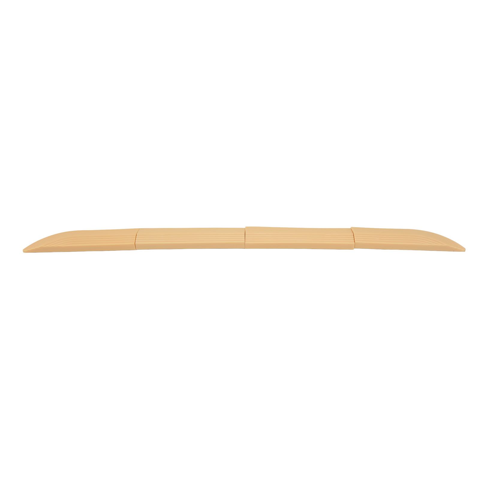 4PCS Universal Sweeper Door Sill Stair Wheelchair Door Sill Free Assembly Rubber Door Threshold ProtectBeige - Image 6