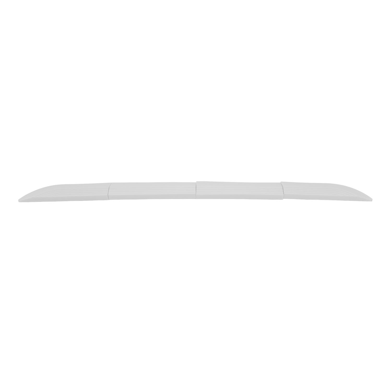 4PCS Universal Sweeper Door Sill Stair Wheelchair Door Sill Free Assembly Rubber Door Threshold ProtectWhite - Image 6