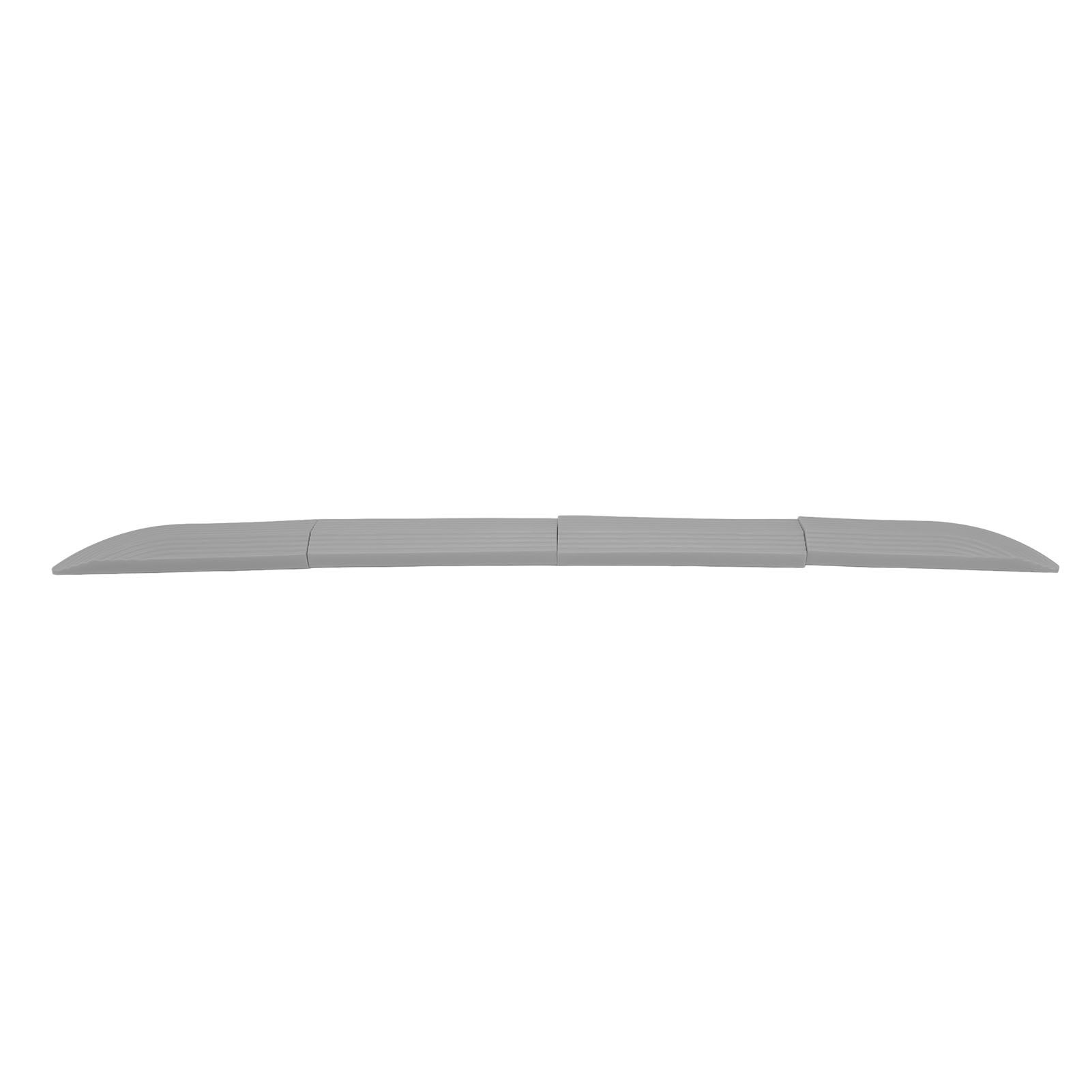 4PCS Universal Sweeper Door Sill Stair Wheelchair Door Sill Free Assembly Rubber Door Threshold ProtectGrey - Image 6