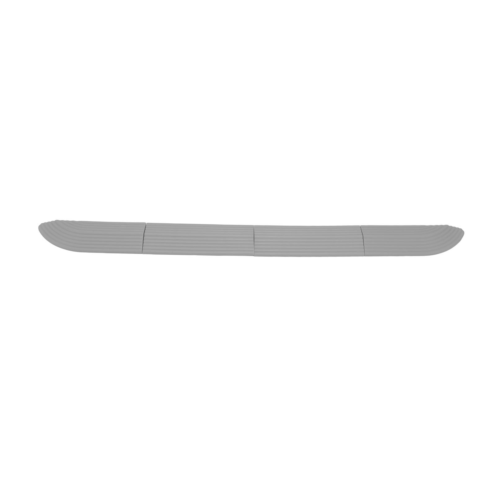 4PCS Universal Sweeper Door Sill Stair Wheelchair Door Sill Free Assembly Rubber Door Threshold ProtectGrey - Image 8
