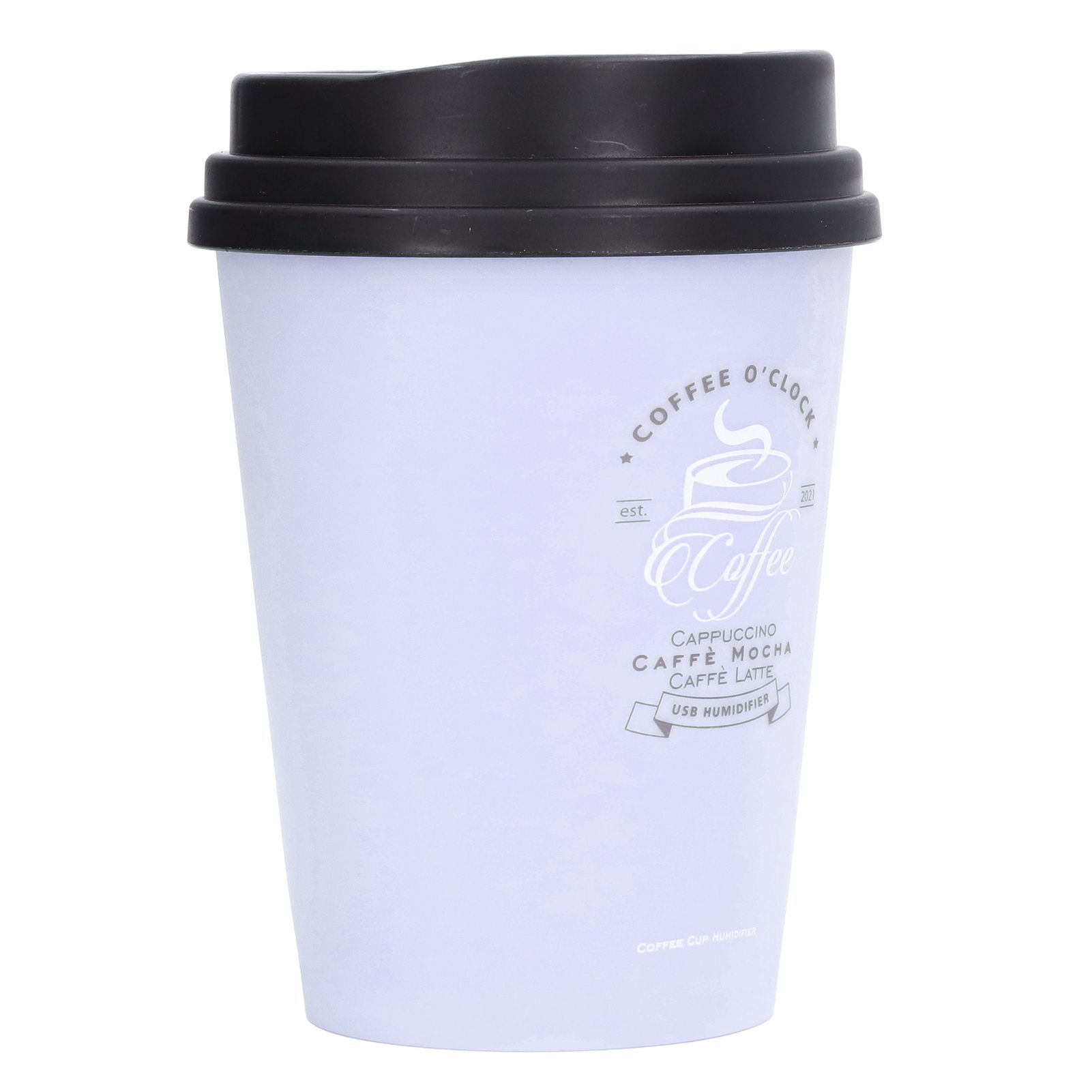 USB Humidifier 300ml Coffee Cup Low Noise Auto Off Compact Lightweight Space Saving Mini Humidifier for Car Home OfficePurple - Image 6