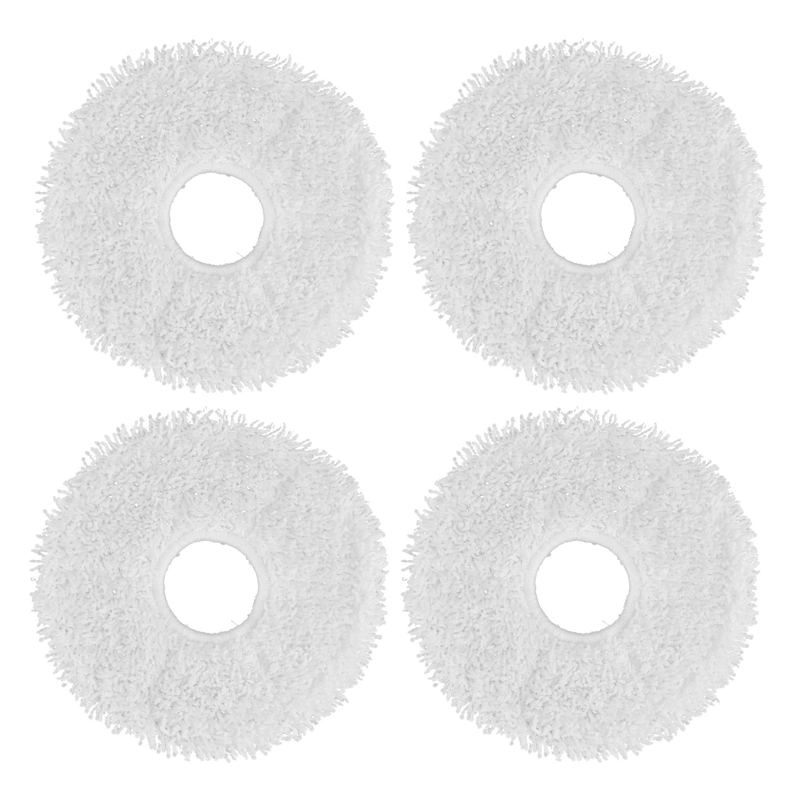 4pcs Sweeper Mop Pad Fiber Cleaning Mop Cloth Replacement for DEEBOT X1 Sweeping Robot - Image 1