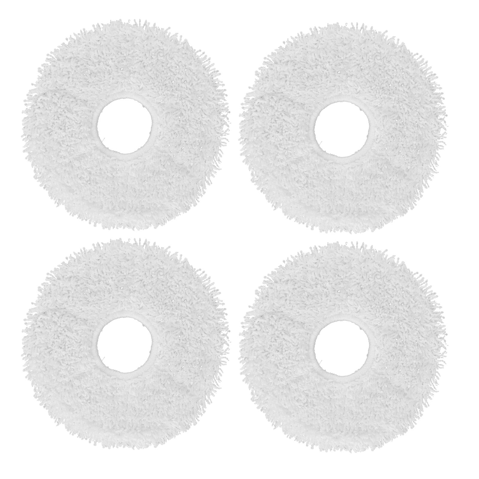 4pcs Sweeper Mop Pad Fiber Cleaning Mop Cloth Replacement for DEEBOT X1 Sweeping Robot - Image 2