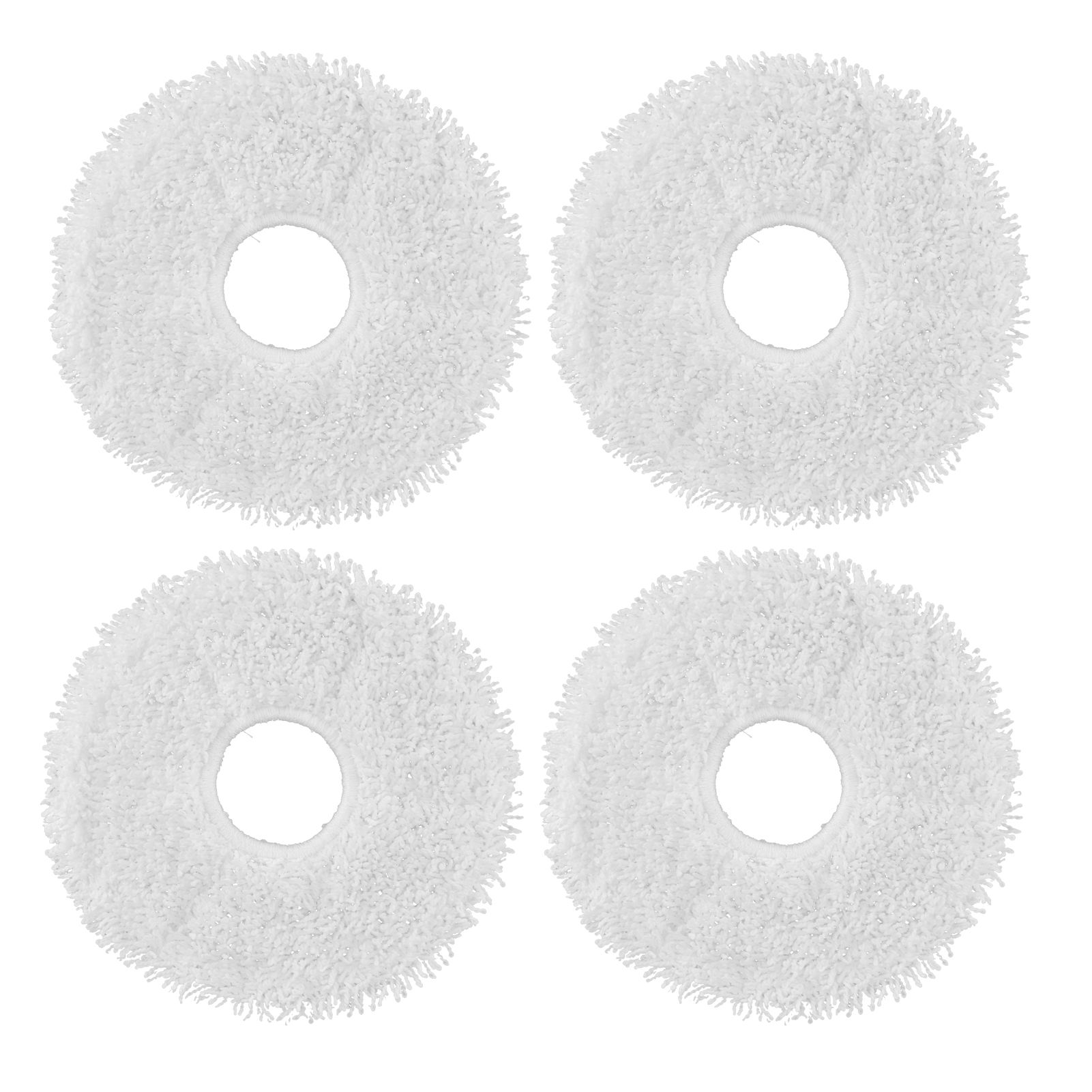 4pcs Sweeper Mop Pad Fiber Cleaning Mop Cloth Replacement for DEEBOT X1 Sweeping Robot - Image 3
