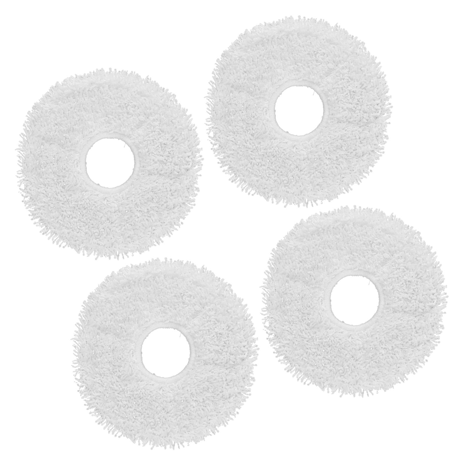 4pcs Sweeper Mop Pad Fiber Cleaning Mop Cloth Replacement for DEEBOT X1 Sweeping Robot - Image 5