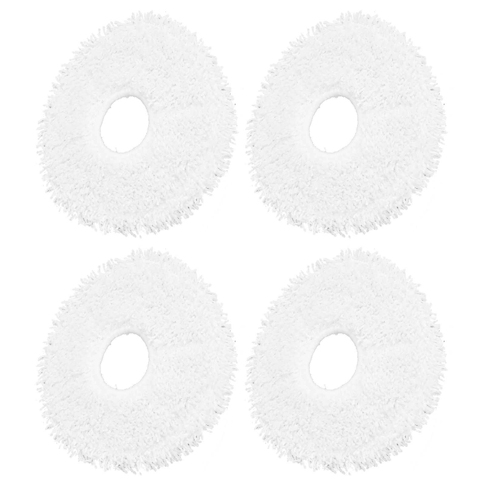 4pcs Sweeper Mop Pad Fiber Cleaning Mop Cloth Replacement for DEEBOT X1 Sweeping Robot - Image 7