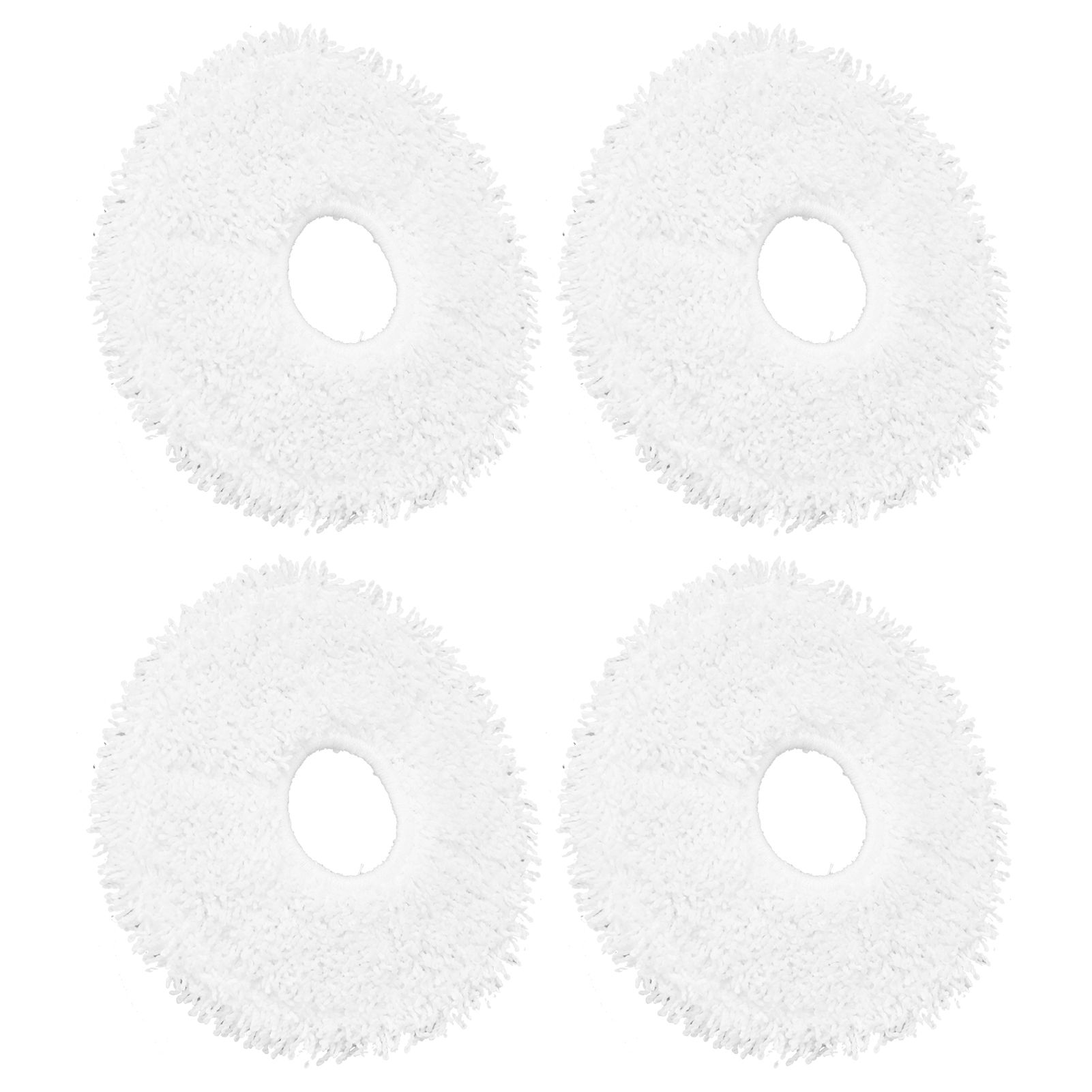 4pcs Sweeper Mop Pad Fiber Cleaning Mop Cloth Replacement for DEEBOT X1 Sweeping Robot - Image 8