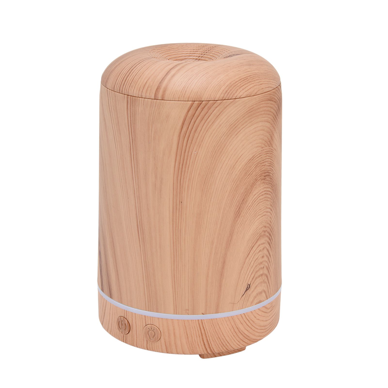 200ml Wood Grain Humidifier Aroma Air Humidifier USB Powered Night Light Humidifier for Bedroom - Image 3