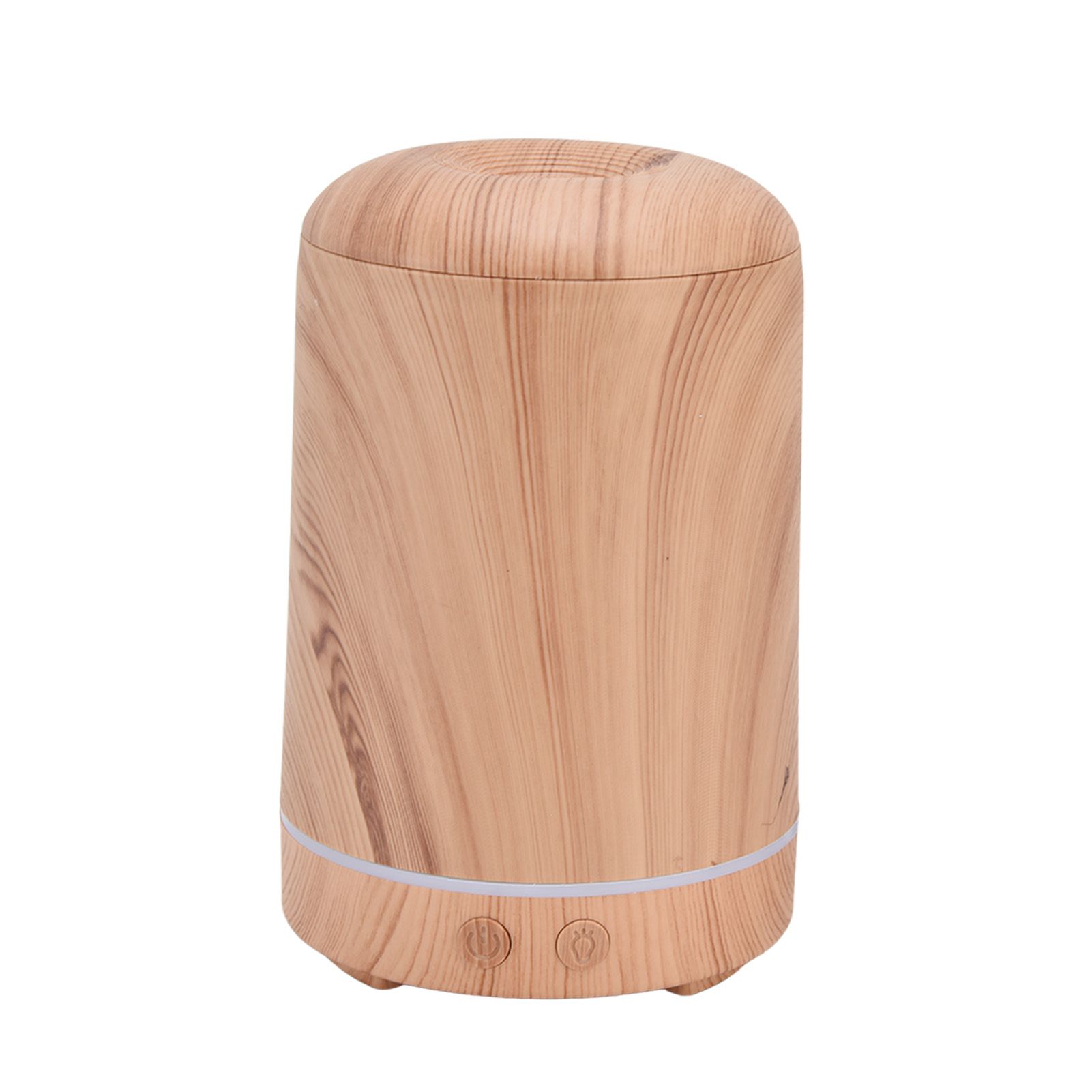 200ml Wood Grain Humidifier Aroma Air Humidifier USB Powered Night Light Humidifier for Bedroom - Image 7